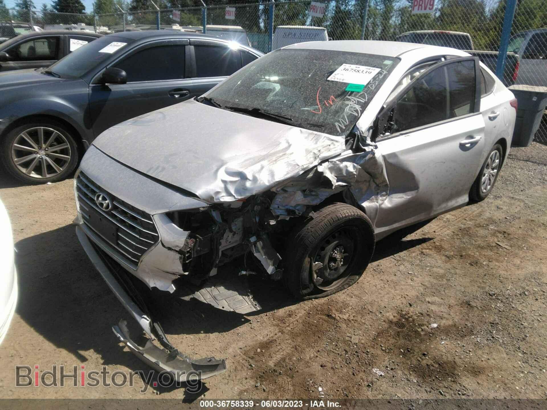 2020 HYUNDAI ACCENT - VIN: 3KPC24A6XLE124127 - Фото 2