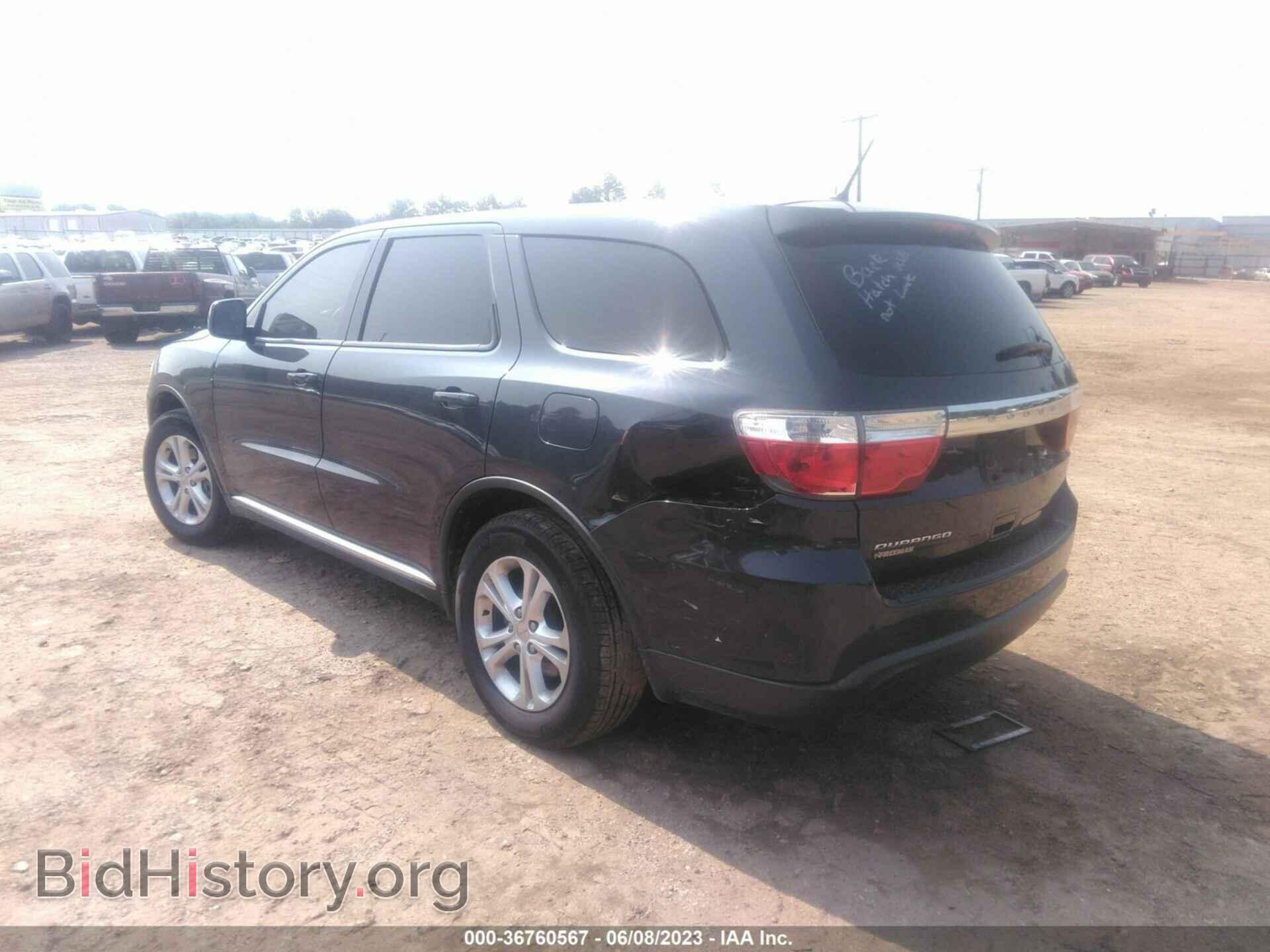 2013 DODGE DURANGO - VIN: 1C4RDHAG8DC558947 - Photo 3