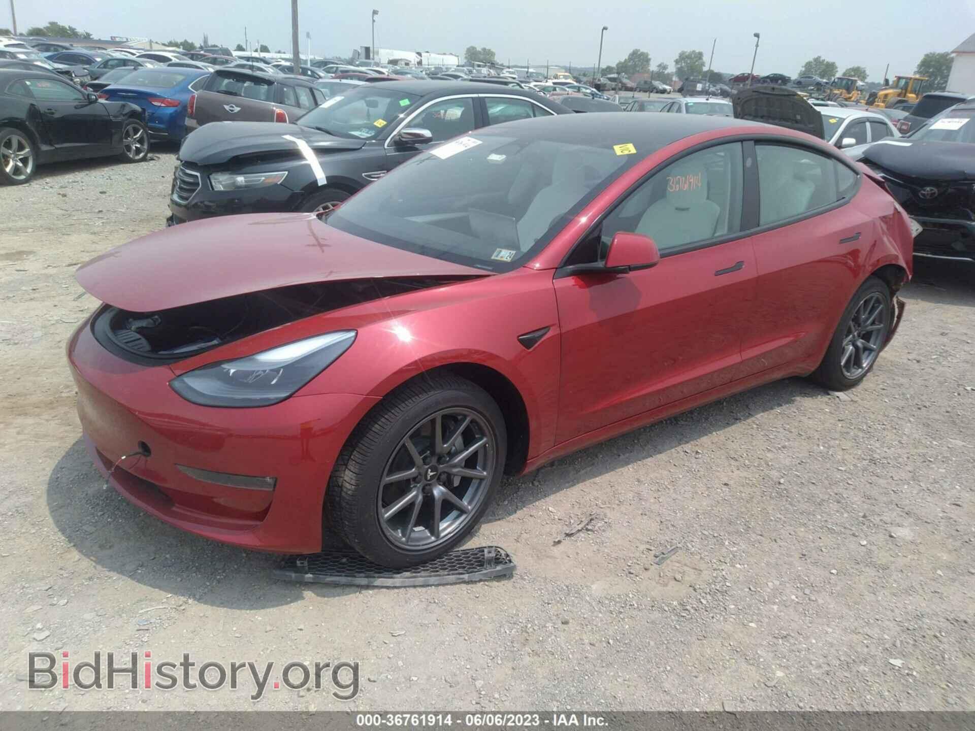 2022 TESLA MODEL 3 - VIN: 5YJ3E1EB2NF180931 - Photo 2