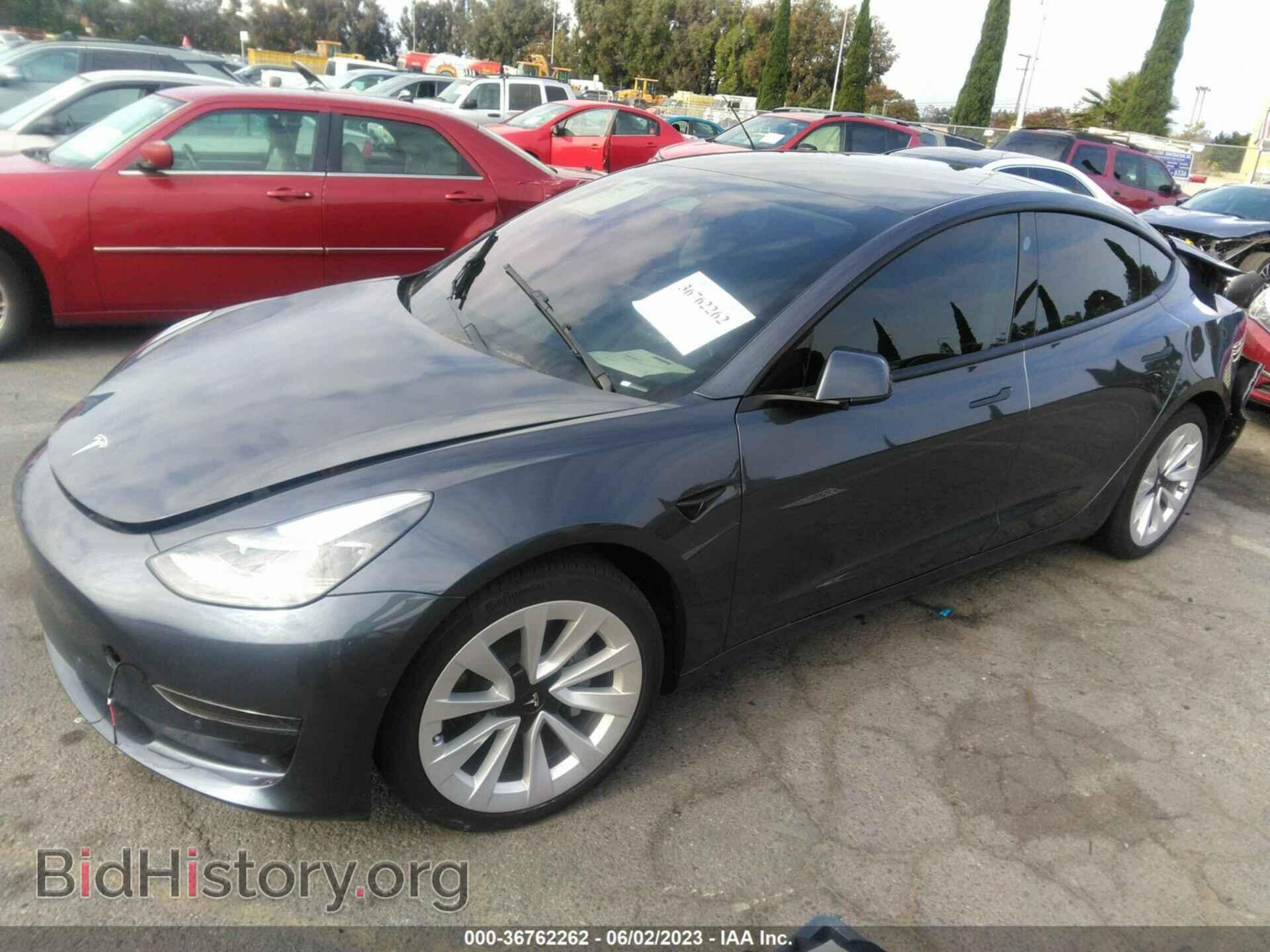 2022 TESLA MODEL 3 - VIN: 5YJ3E1EA9NF376422 - Фото 2