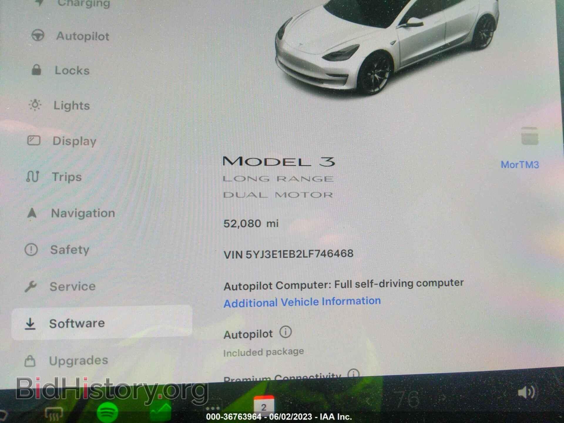 2020 TESLA MODEL 3 - VIN: 5YJ3E1EB2LF746468 - Photo 7