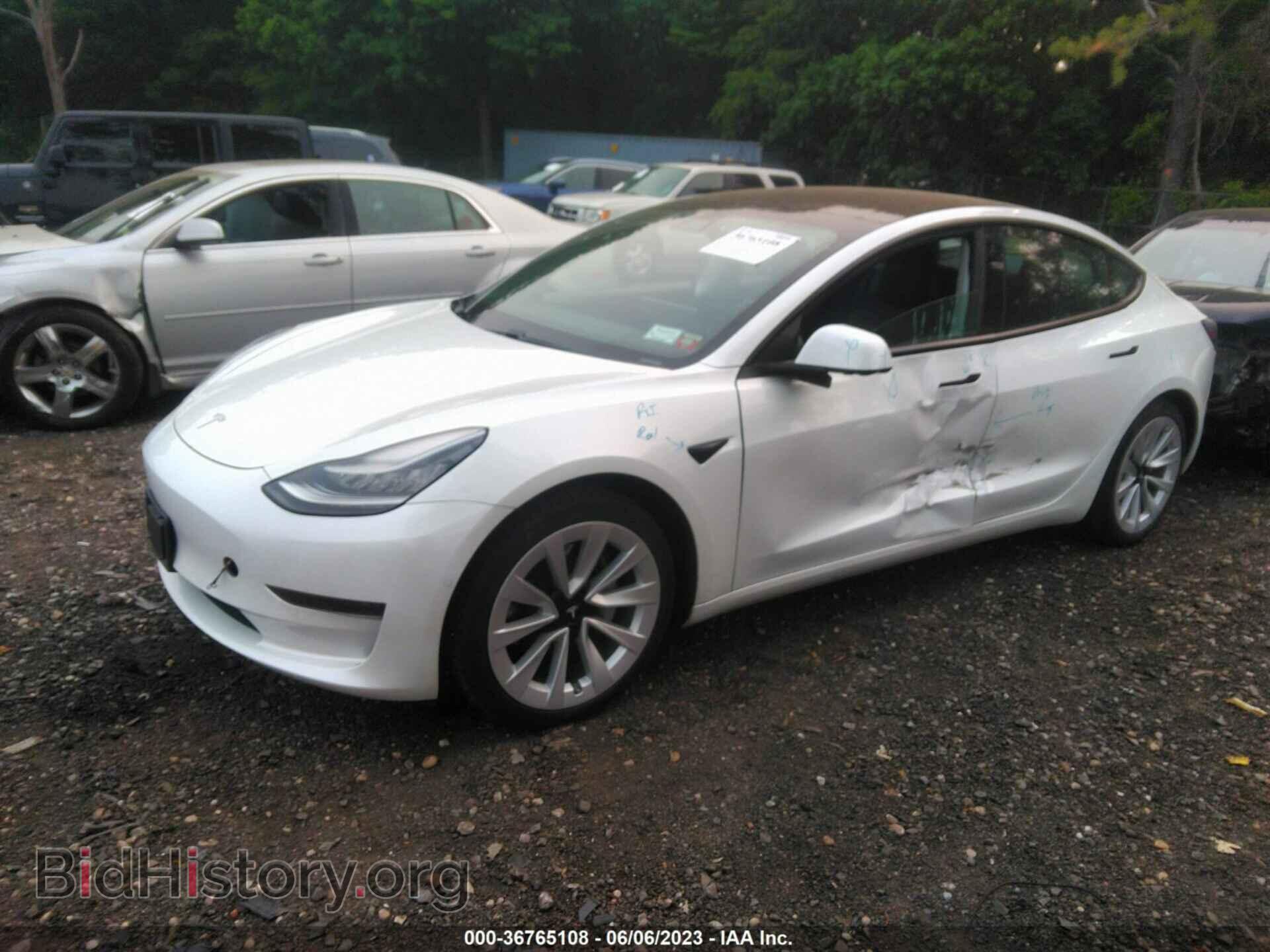 2021 TESLA MODEL 3 - VIN: 5YJ3E1EA4MF856723 - Фото 2