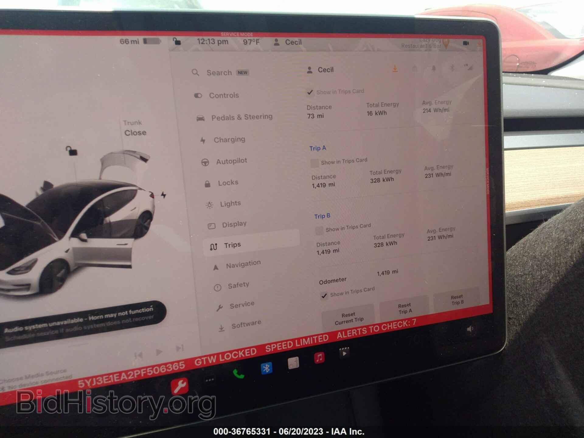 2023 TESLA MODEL 3 - VIN: 5YJ3E1EA2PF506365 - Фото 7