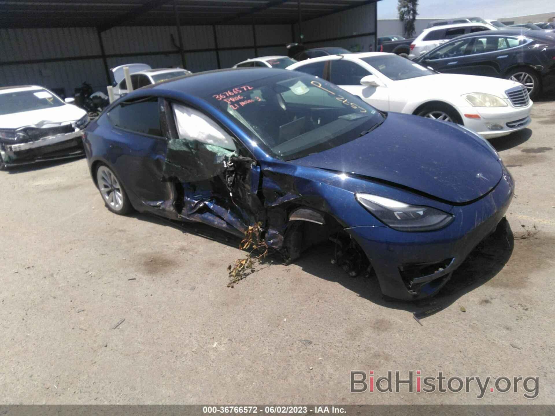 Photo 5YJ3E1EB6MF870549 - TESLA MODEL 3 2021