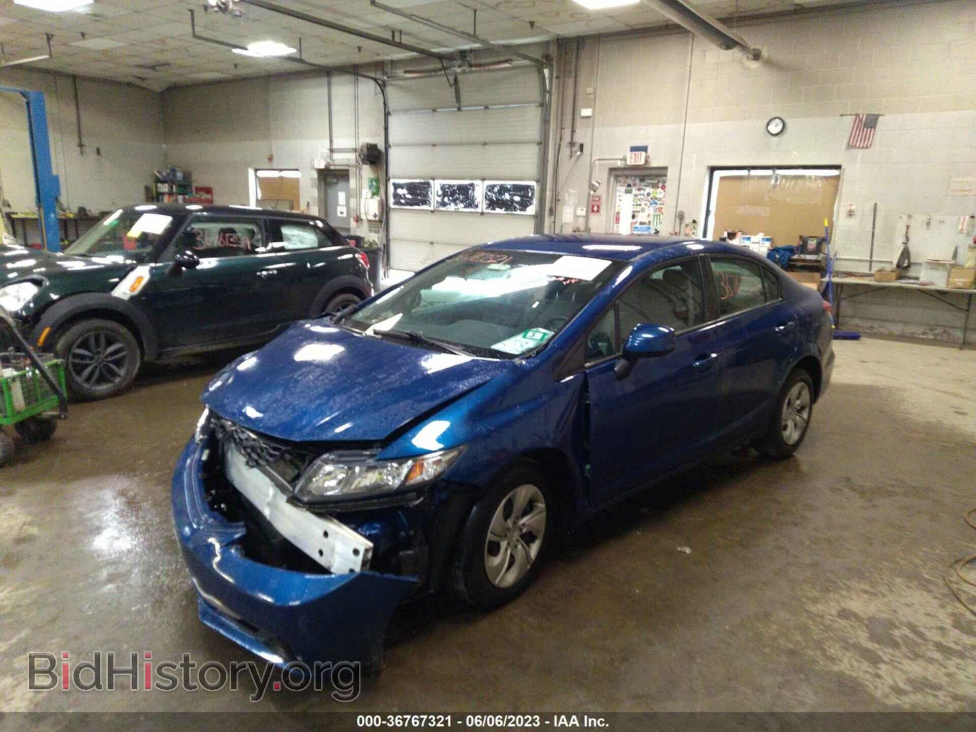 2013 HONDA CIVIC - VIN: 2HGFB2F51DH592322 - Фото 2