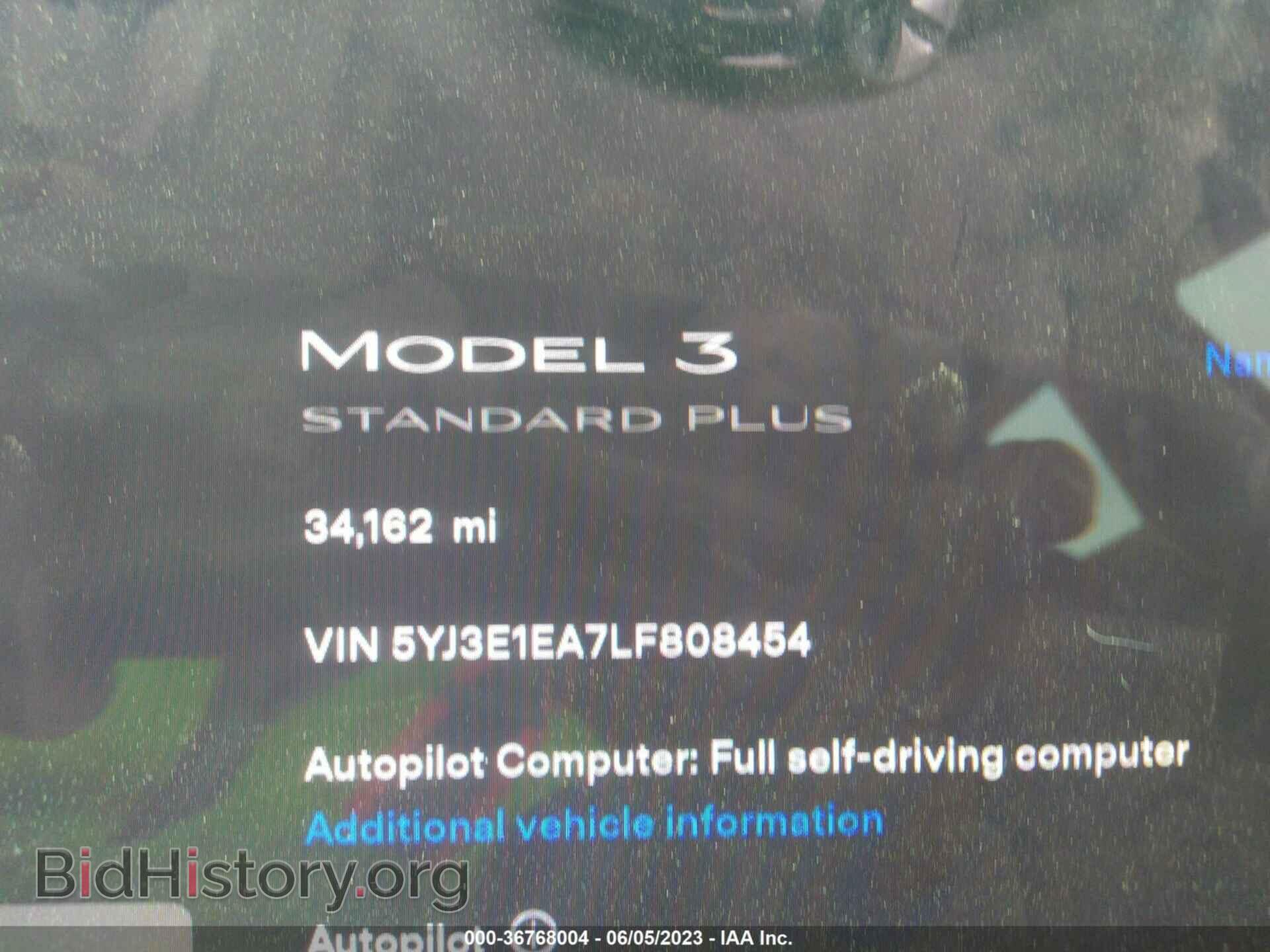 2020 TESLA MODEL 3 - VIN: 5YJ3E1EA7LF808454 - Фото 7