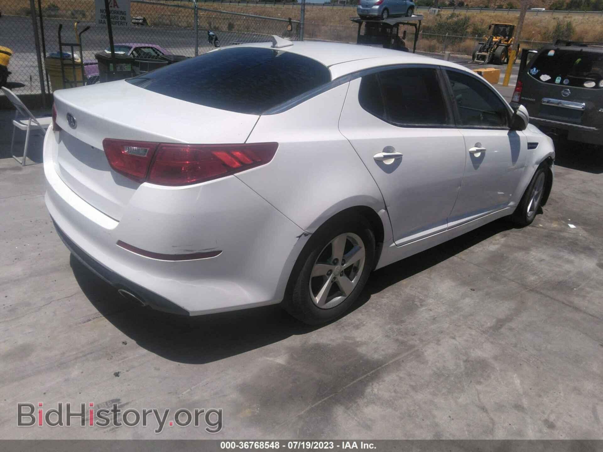 2015 KIA OPTIMA - VIN: KNAGM4A72F5657915 - Photo 4