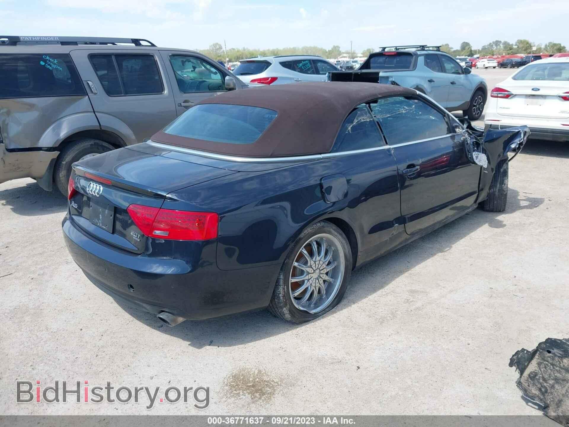 2013 AUDI A5 - VIN: WAULFAFH7DN014773 - Photo 4