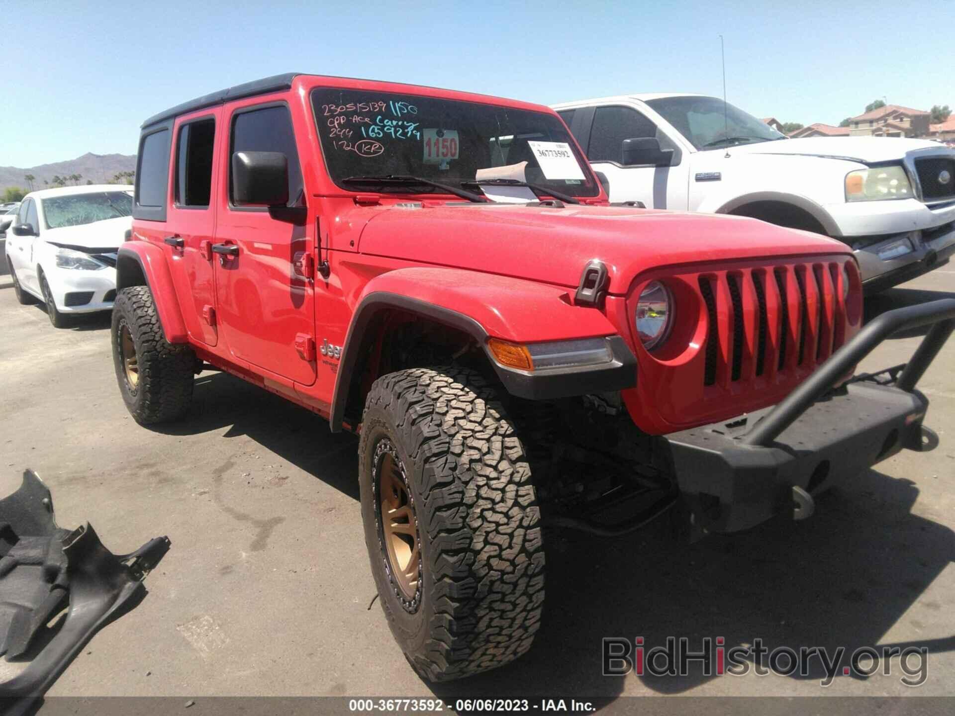 Фотография 1C4HJXDN4JW199888 - JEEP WRANGLER UNLIMITED 2018