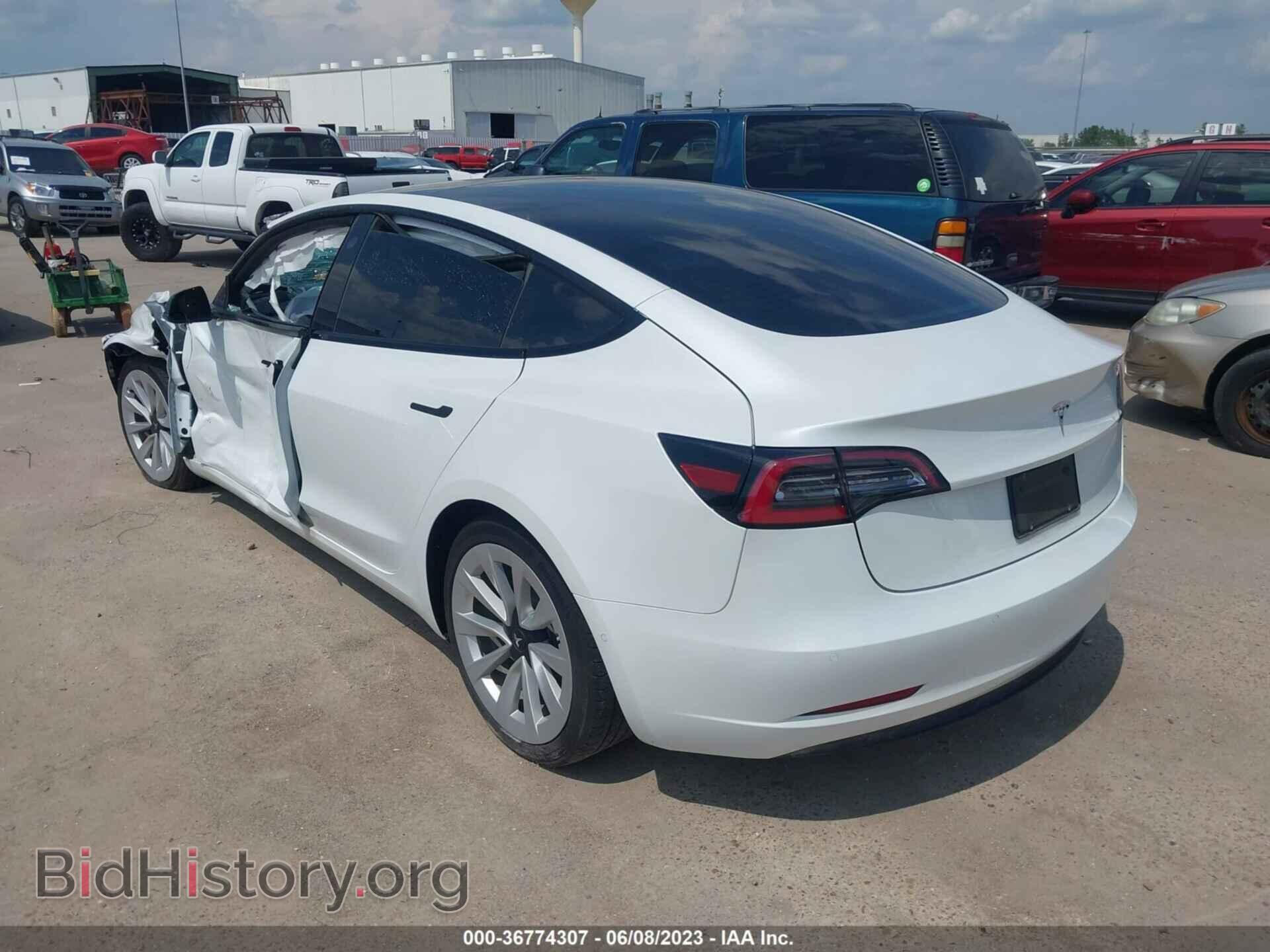 2022 TESLA MODEL 3 - VIN: 5YJ3E1EA5NF325435 - Фото 3