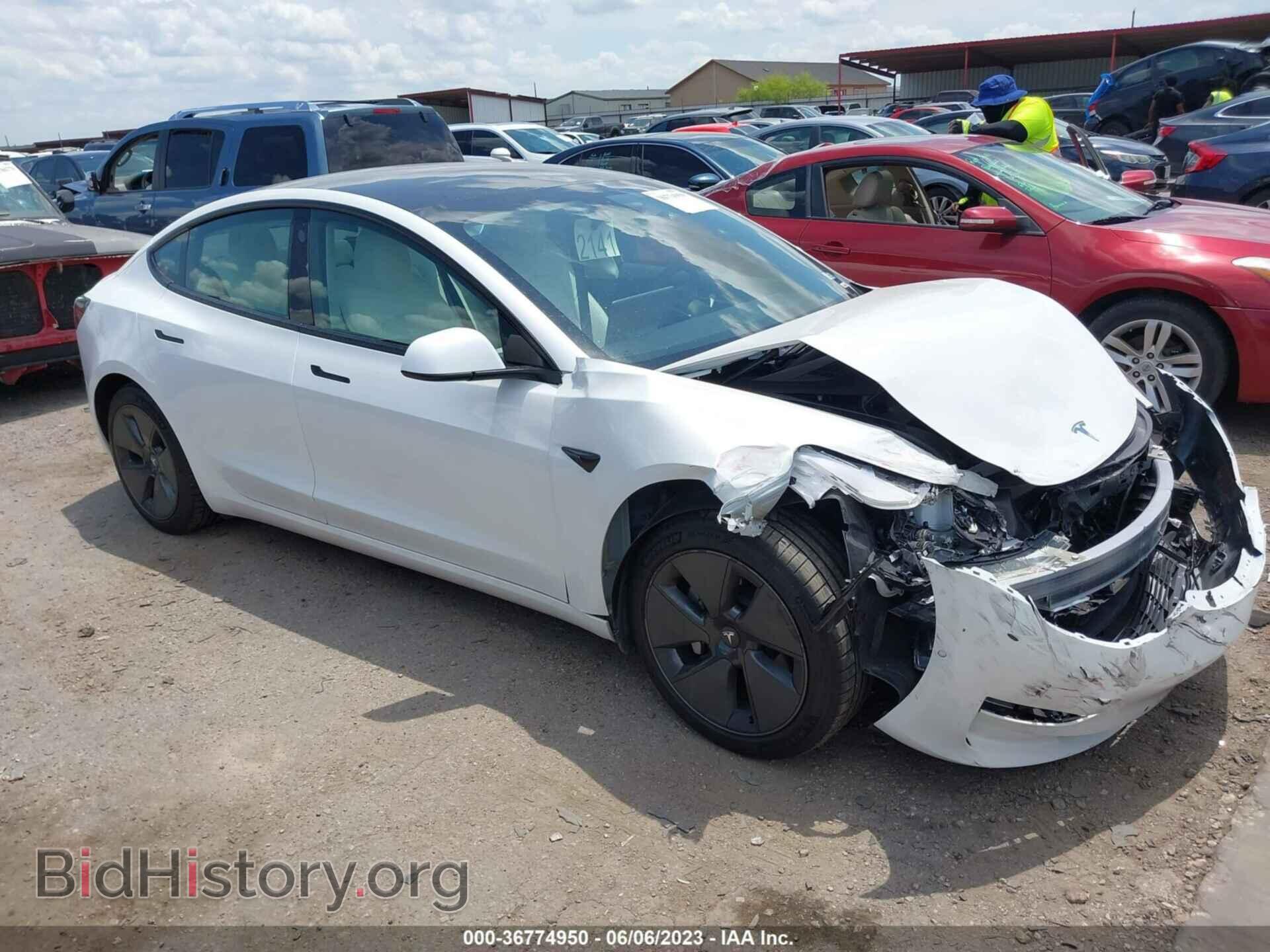 Photo 5YJ3E1EA9MF097566 - TESLA MODEL 3 2021