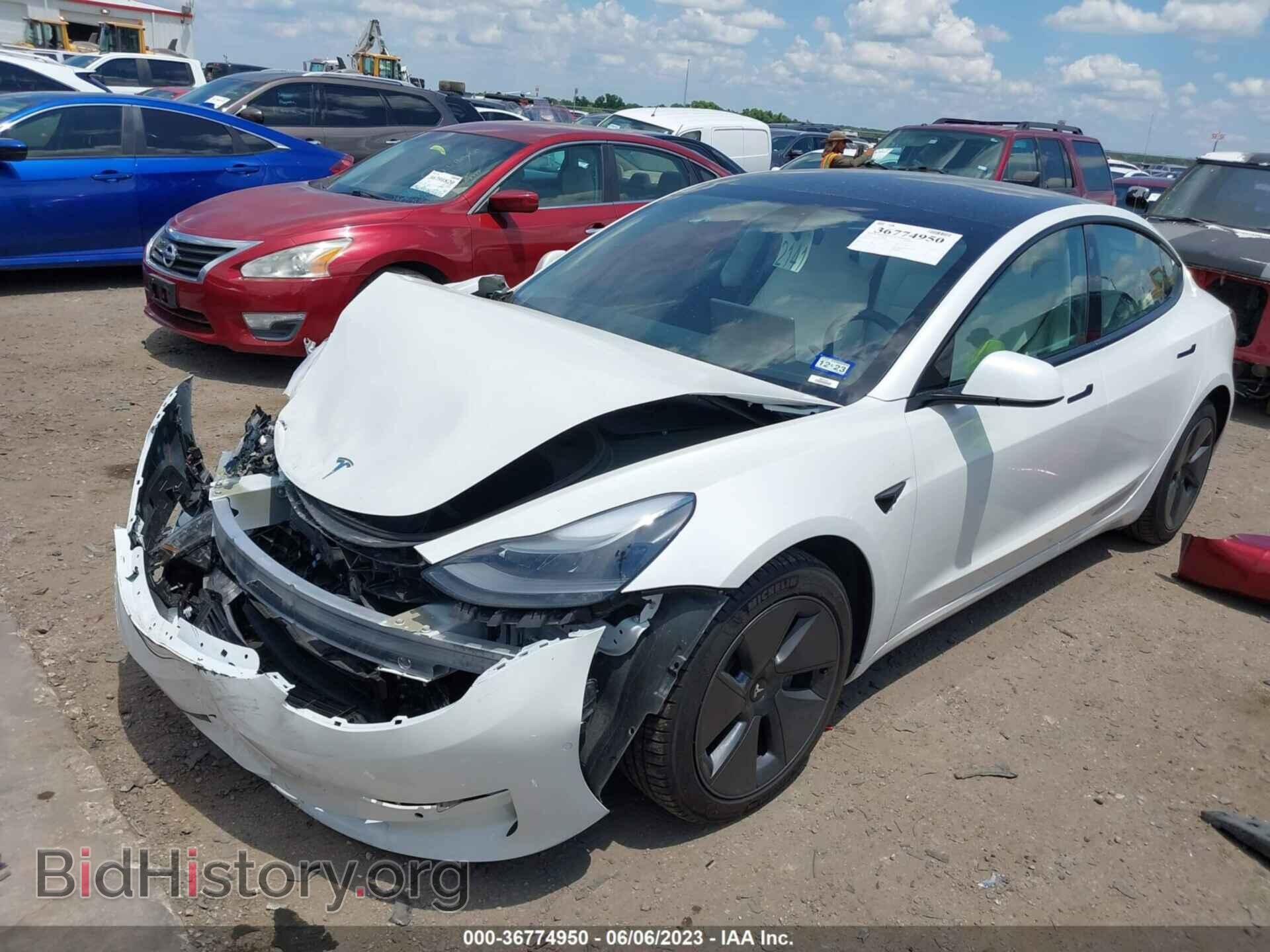 2021 TESLA MODEL 3 - VIN: 5YJ3E1EA9MF097566 - Фото 2