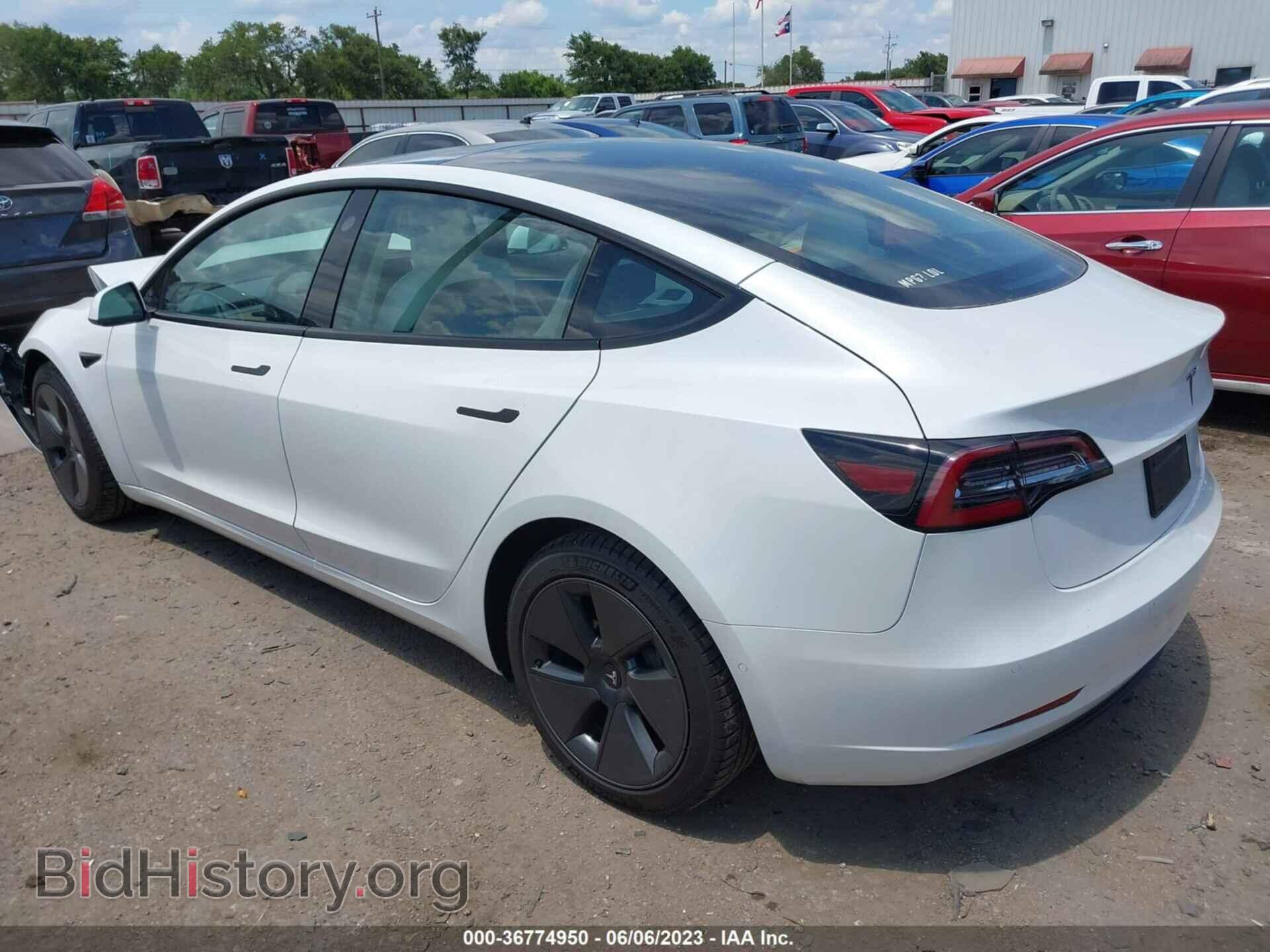 2021 TESLA MODEL 3 - VIN: 5YJ3E1EA9MF097566 - Фото 3