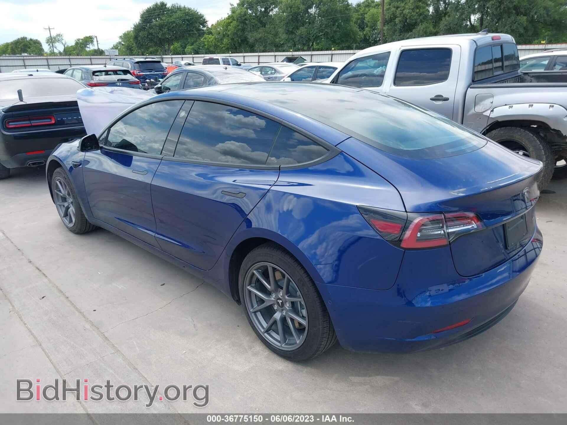 2022 TESLA MODEL 3 - VIN: 5YJ3E1EA1NF107136 - Фото 3
