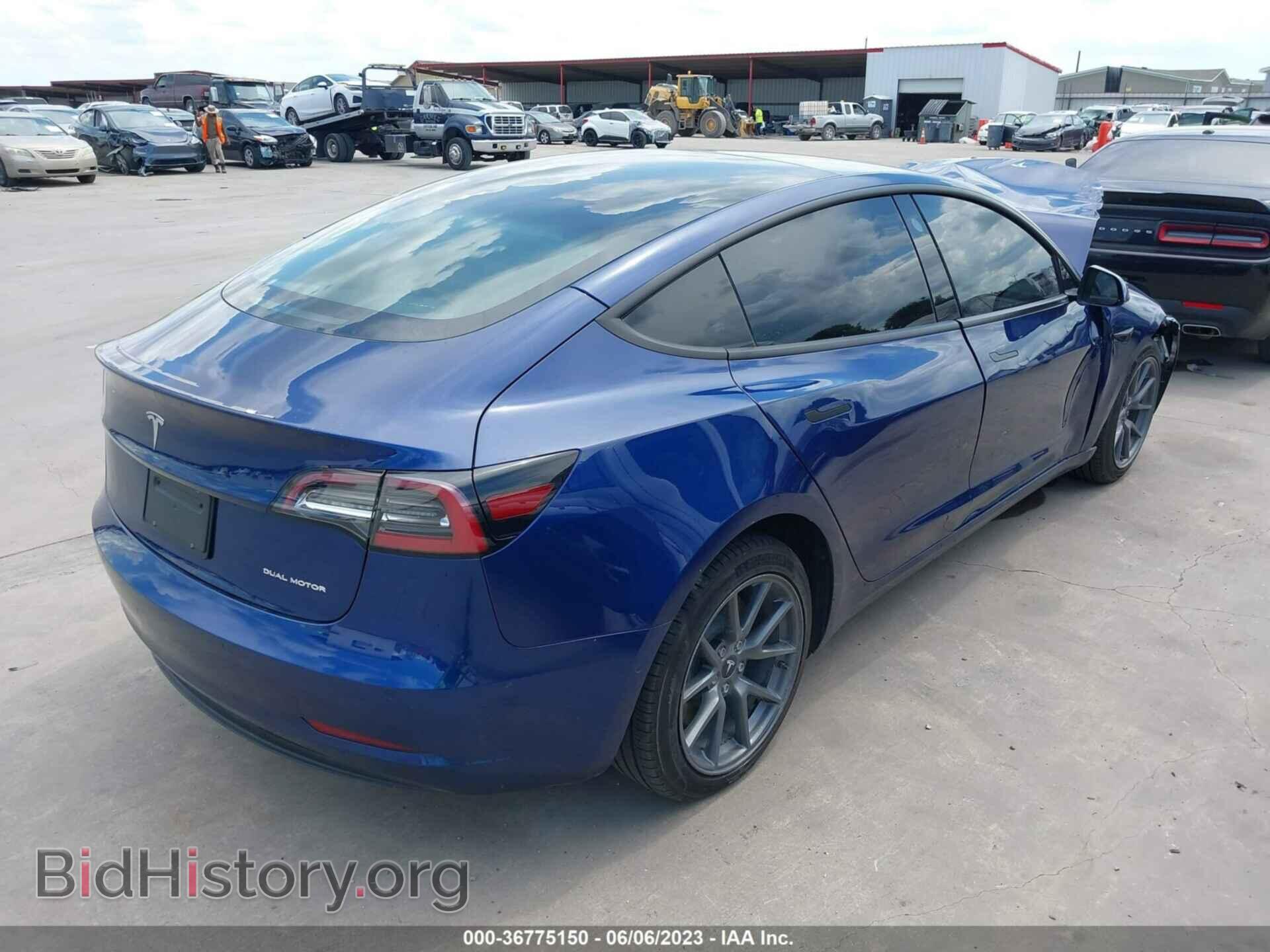 2022 TESLA MODEL 3 - VIN: 5YJ3E1EA1NF107136 - Фото 4