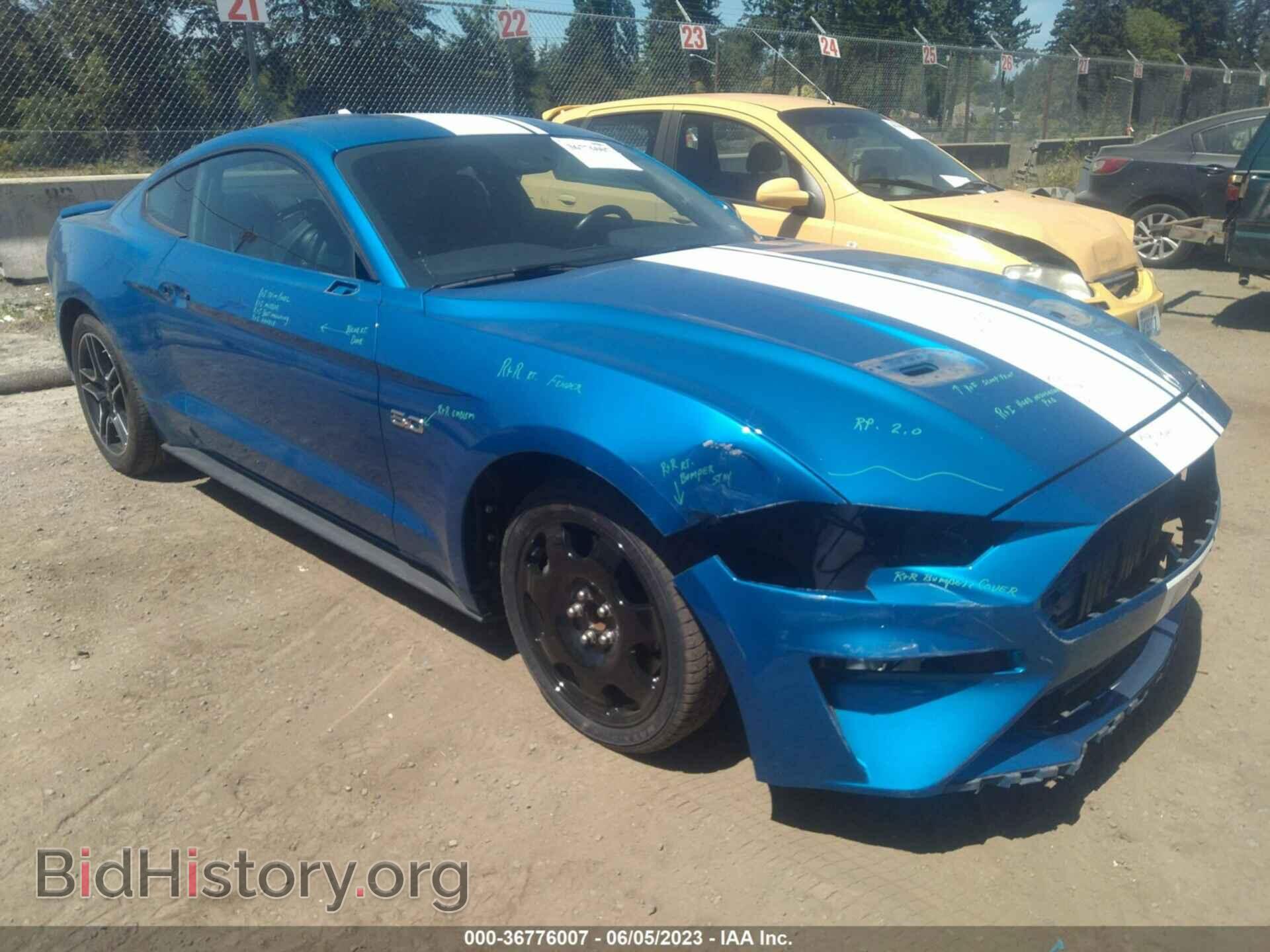 Photo 1FA6P8CF7M5123586 - FORD MUSTANG 2021