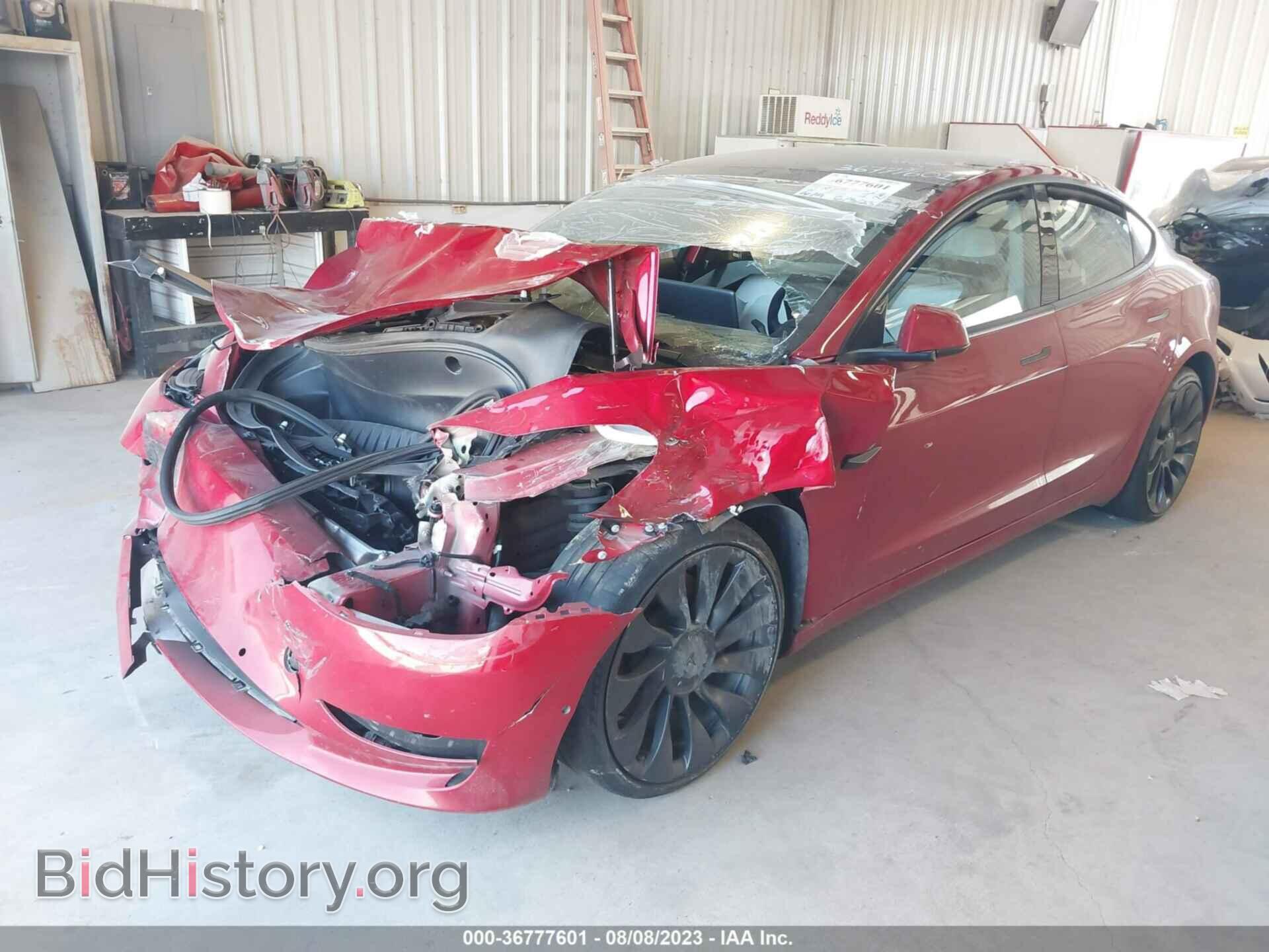 2022 TESLA MODEL 3 - VIN: 5YJ3E1ECXNF295267 - Фото 2