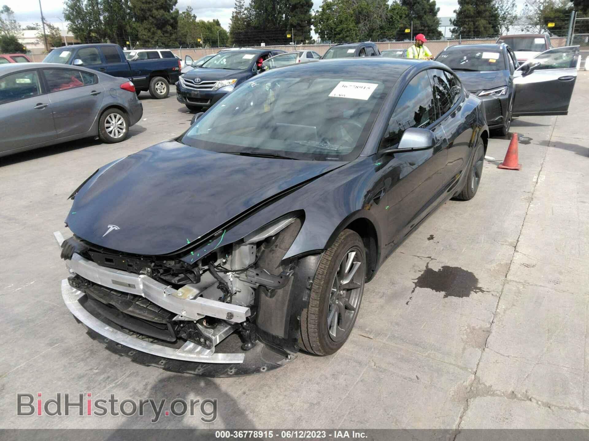 2022 TESLA MODEL 3 - VIN: 5YJ3E1EB6NF314968 - Фото 2