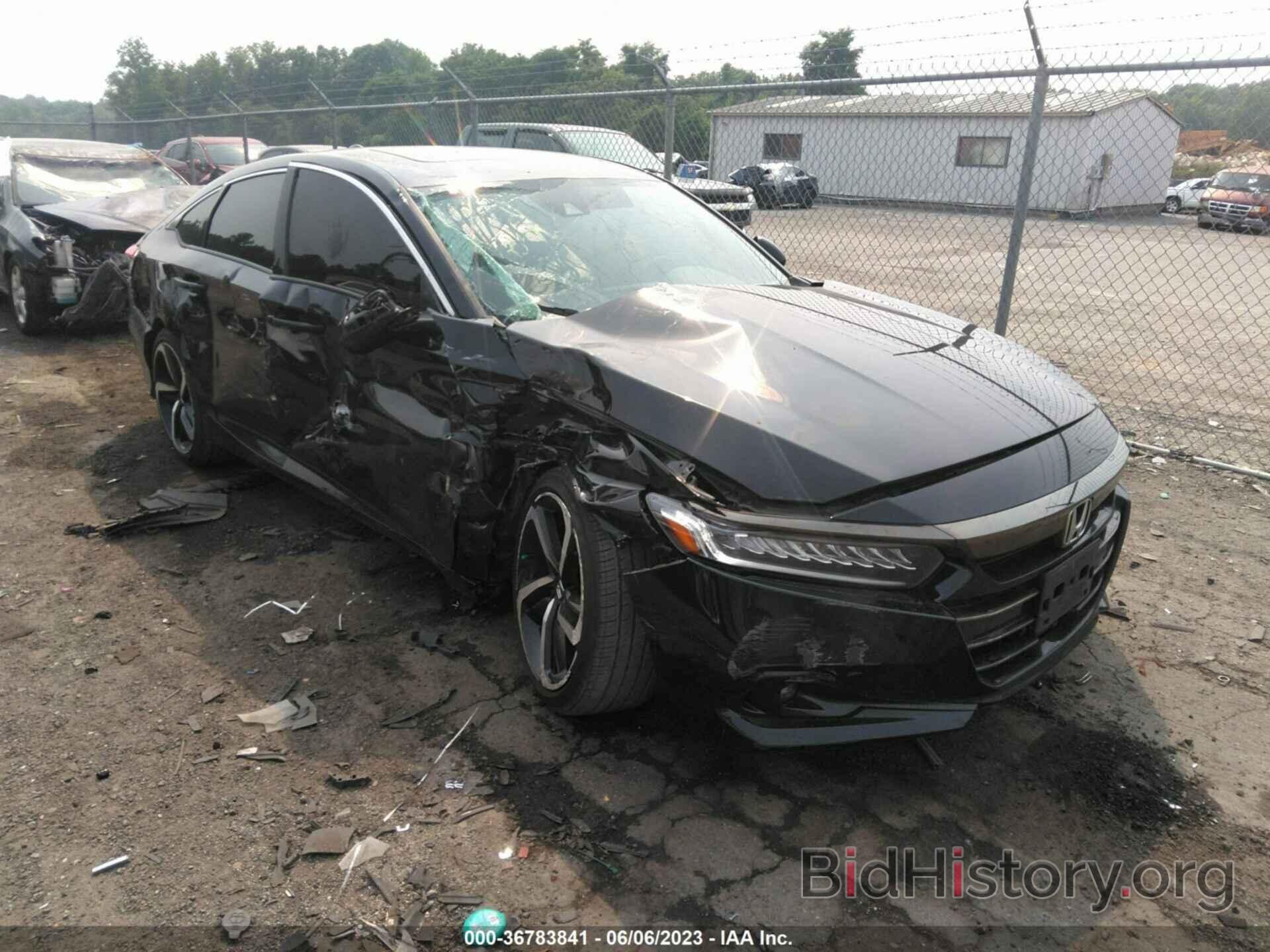 Photo 1HGCV2F33MA015654 - HONDA ACCORD SEDAN 2021