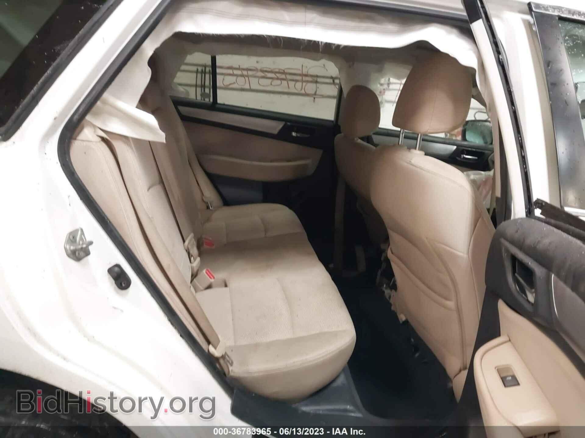 2016 SUBARU OUTBACK - VIN: 4S4BSAFC1G3217829 - Фото 8