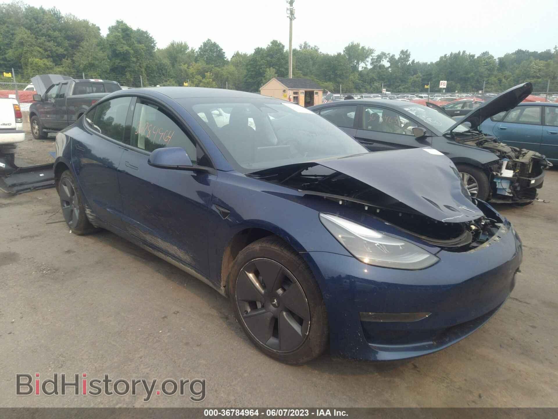 Photo 5YJ3E1EA3NF339429 - TESLA MODEL 3 2022