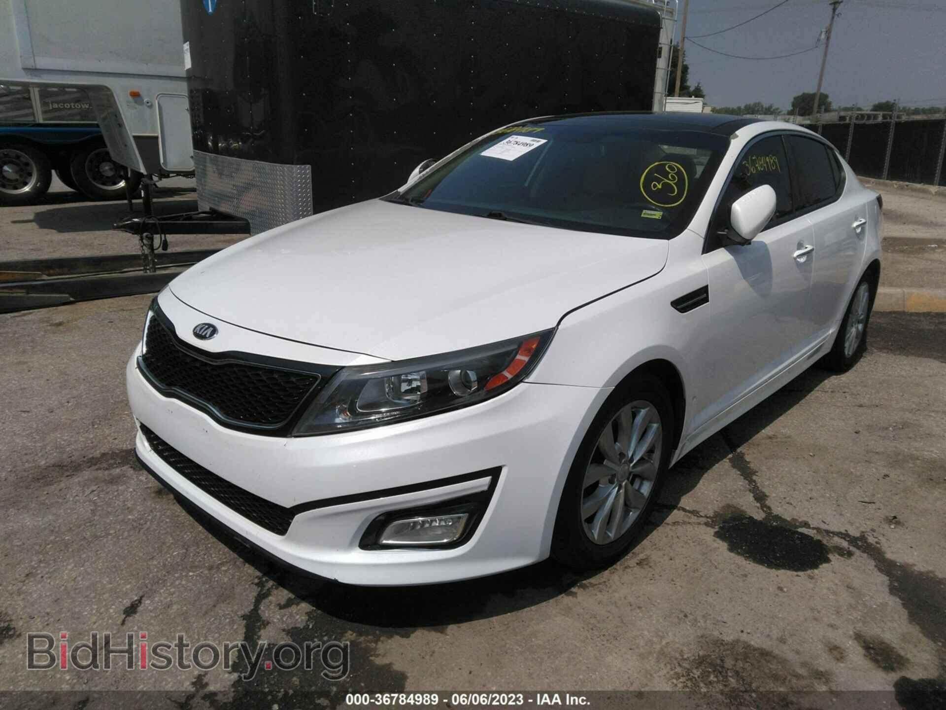 2015 KIA OPTIMA - VIN: 5XXGN4A78FG406442 - Фото 2