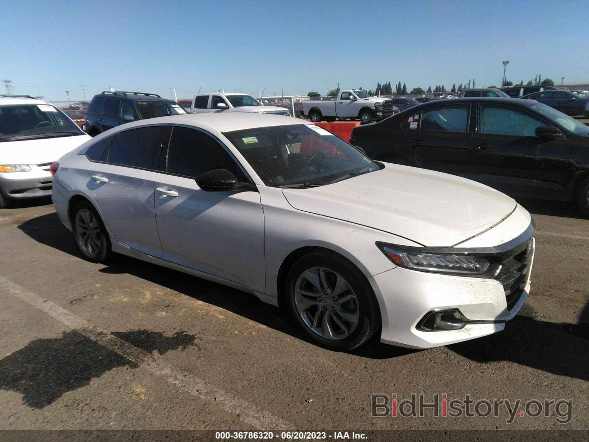 Photo 1HGCV1F30MA060111 - HONDA ACCORD SEDAN 2021