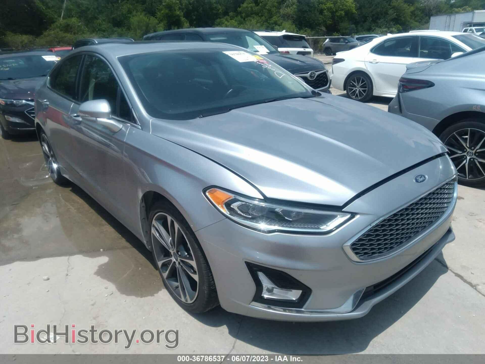 Photo 3FA6P0D90LR192528 - FORD FUSION 2020