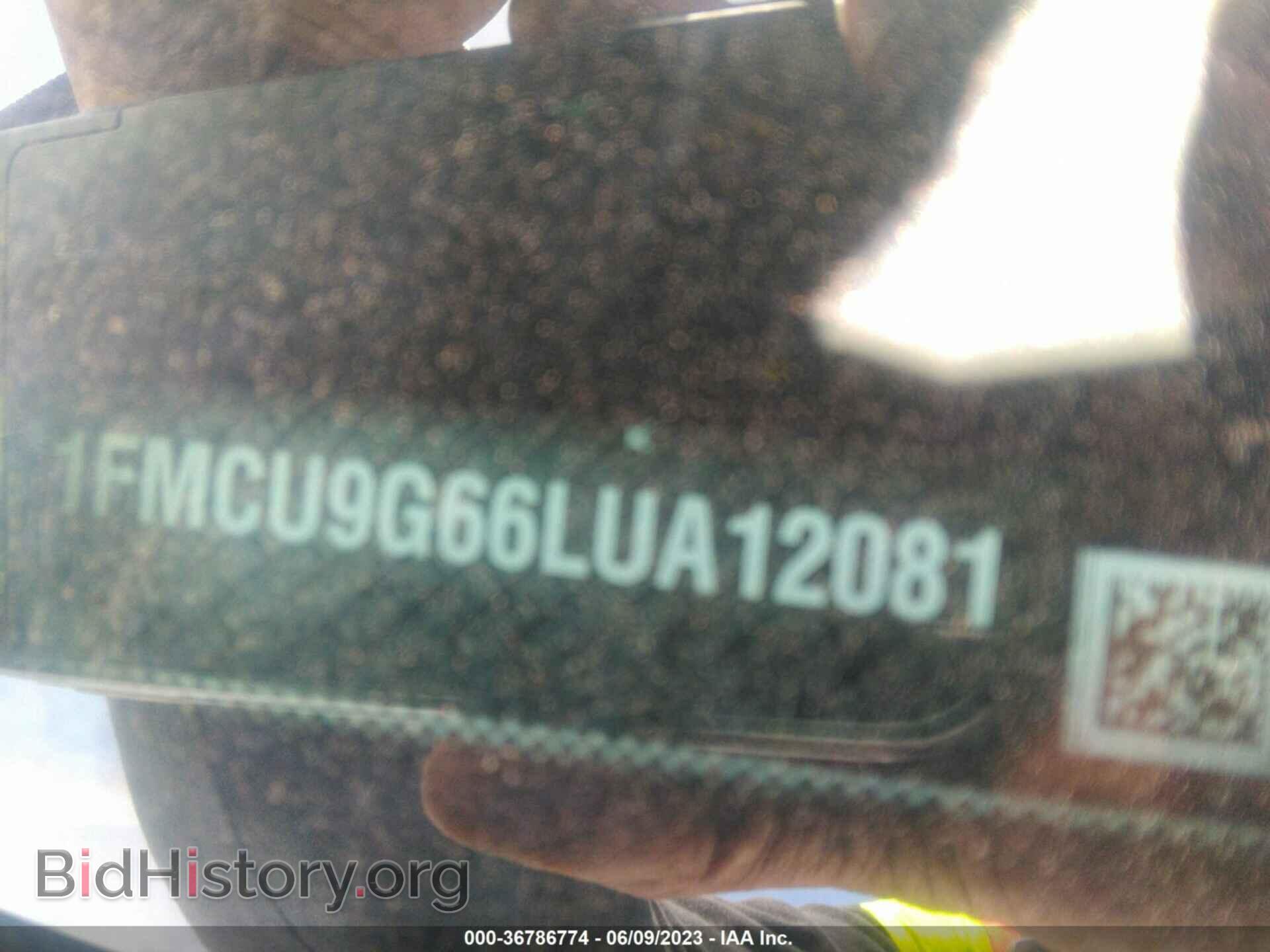 2020 FORD ESCAPE - VIN: 1FMCU9G66LUA12081 - Фото 9