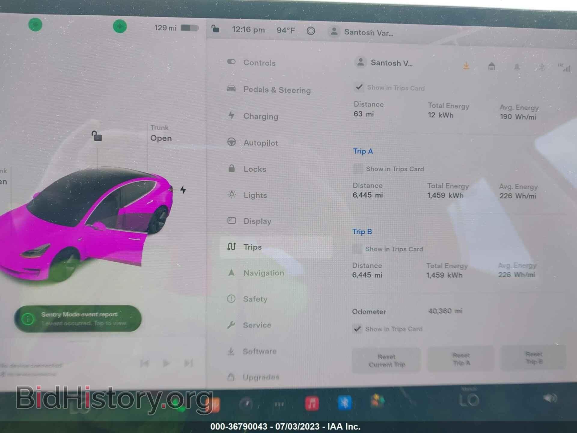 2020 TESLA MODEL 3 - VIN: 5YJ3E1EA6LF784759 - Фото 7