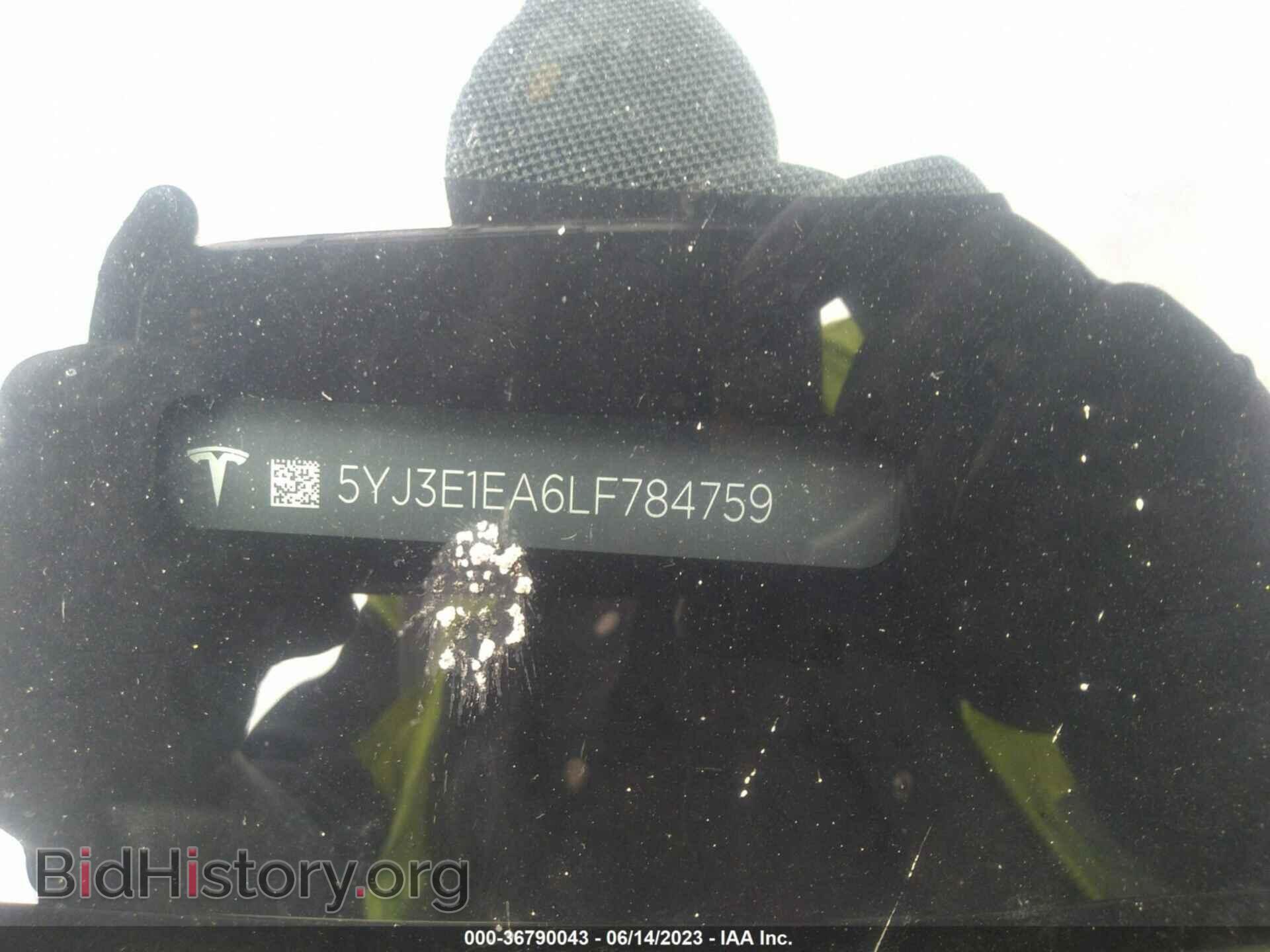 2020 TESLA MODEL 3 - VIN: 5YJ3E1EA6LF784759 - Фото 9