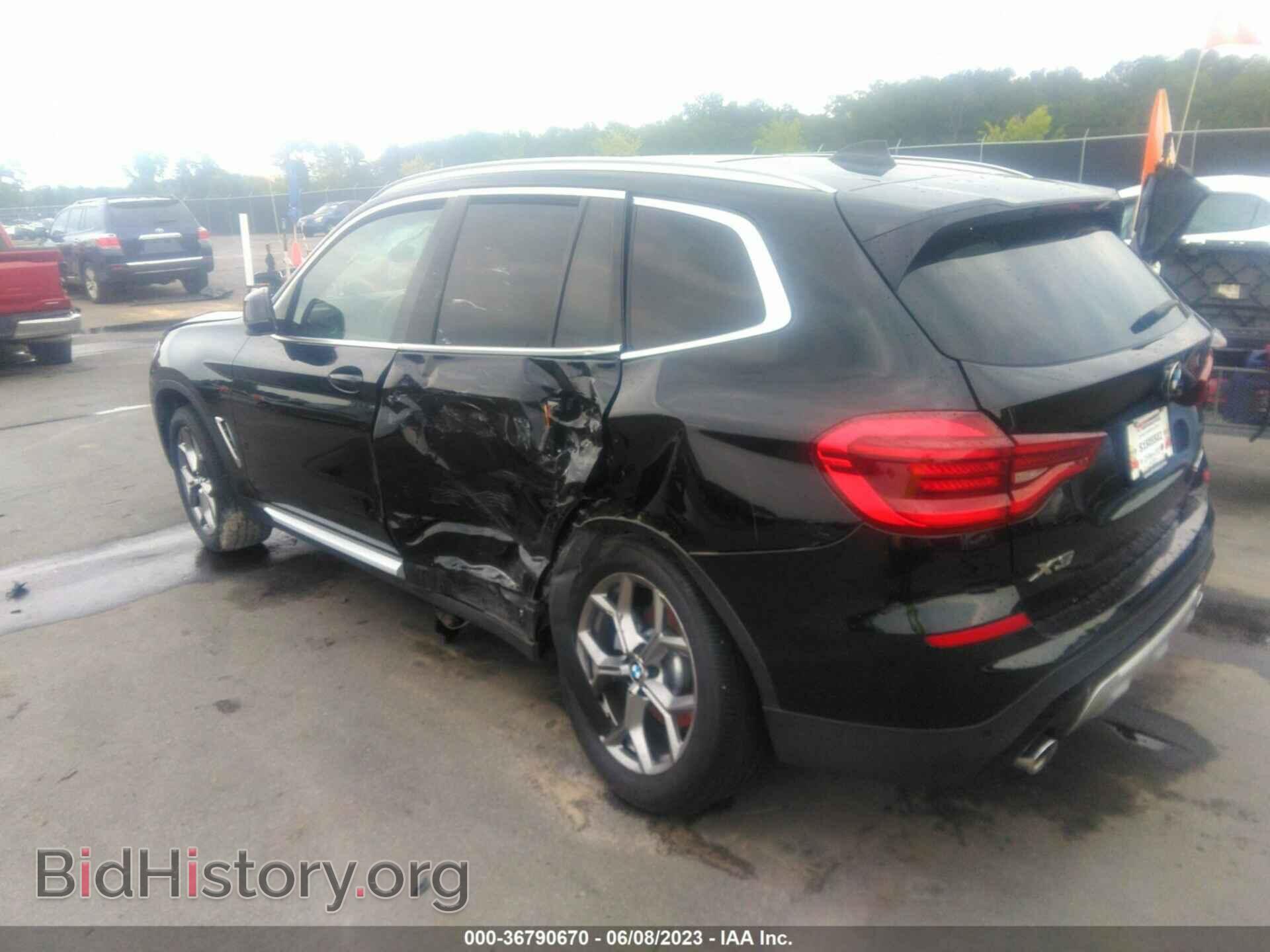 2021 BMW X3 - VIN: 5UXTY3C06M9E36955 - Фото 3