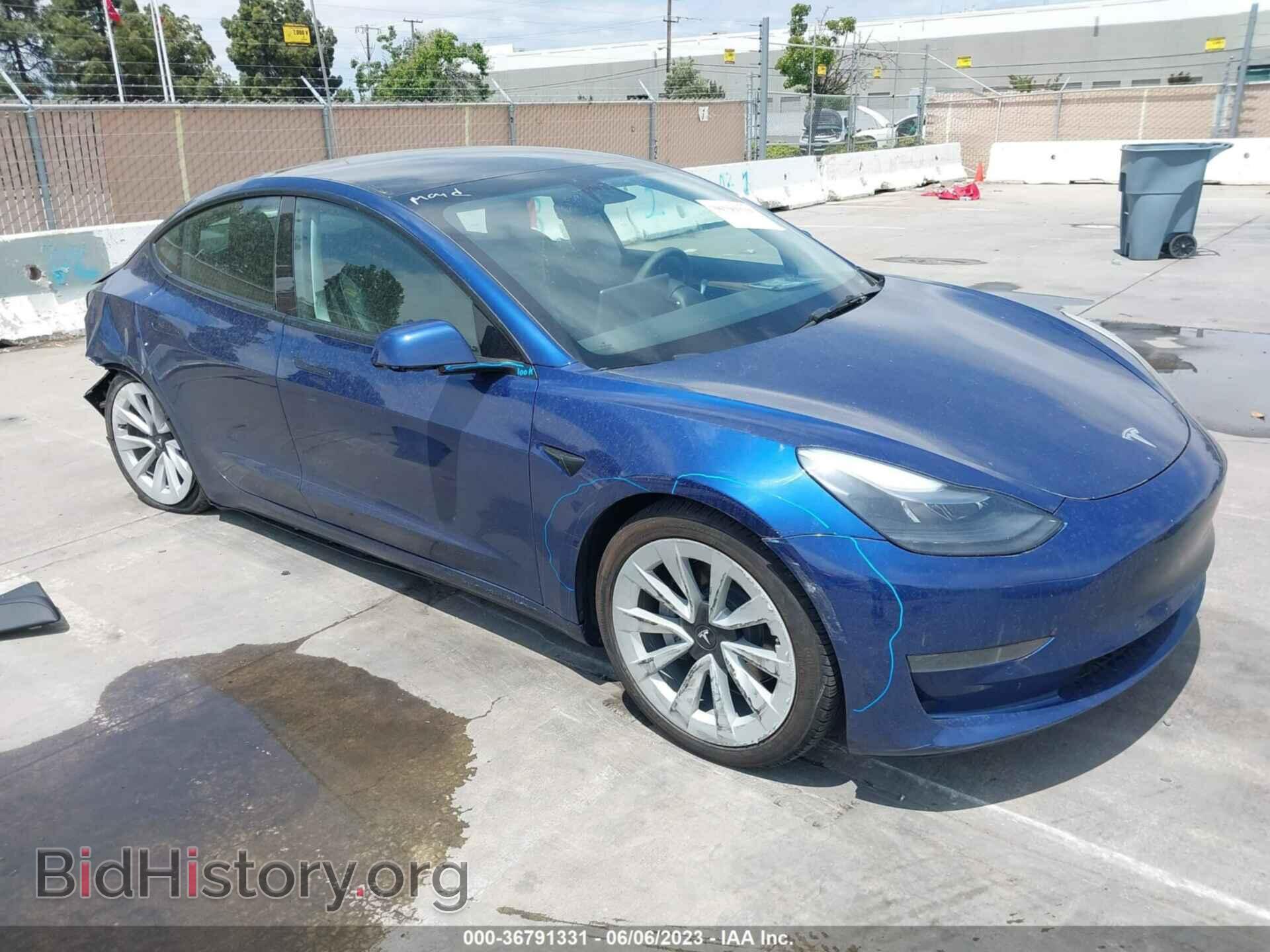 Фотография 5YJ3E1EAXNF198200 - TESLA MODEL 3 2022