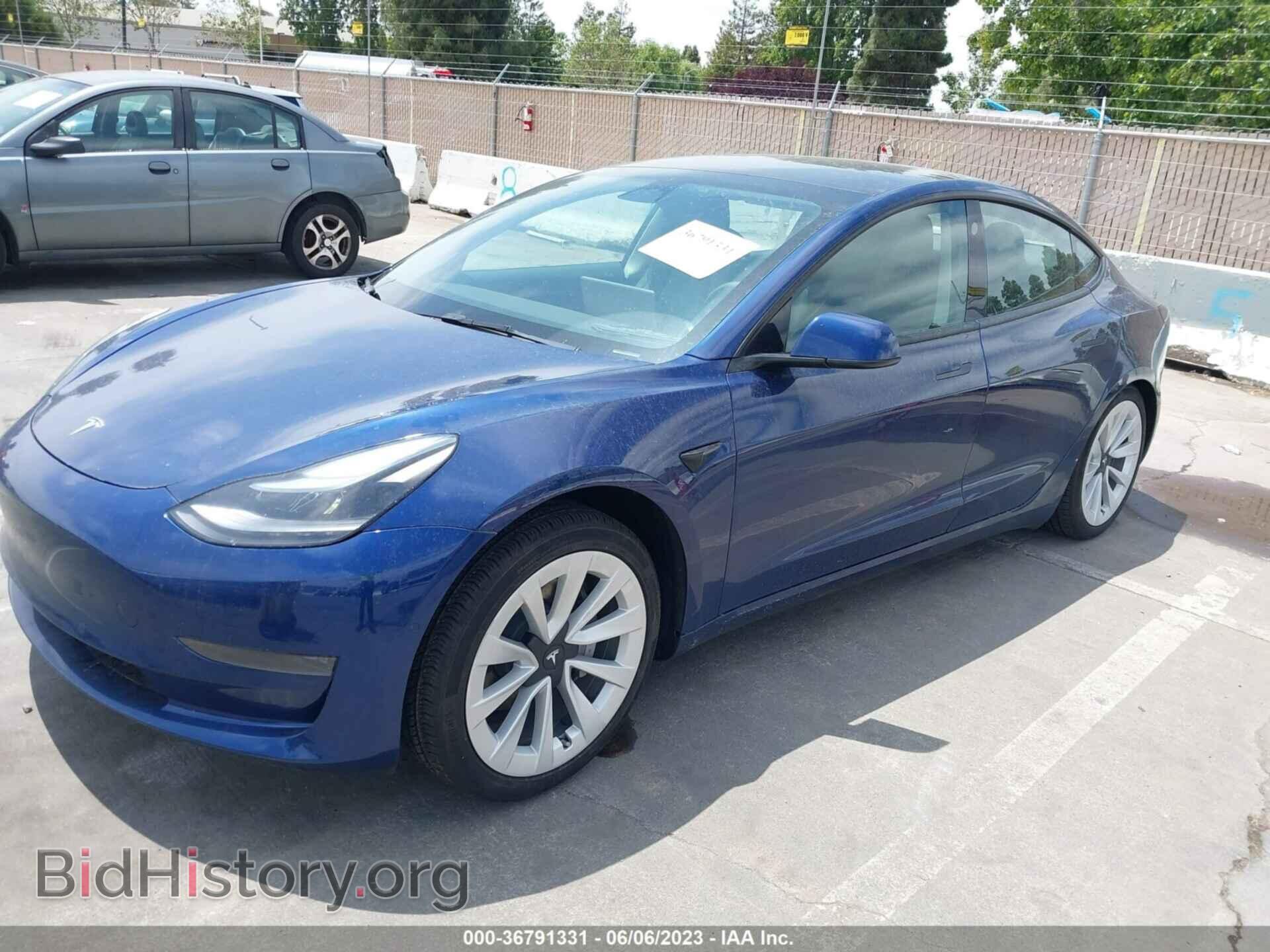 2022 TESLA MODEL 3 - VIN: 5YJ3E1EAXNF198200 - Фото 2