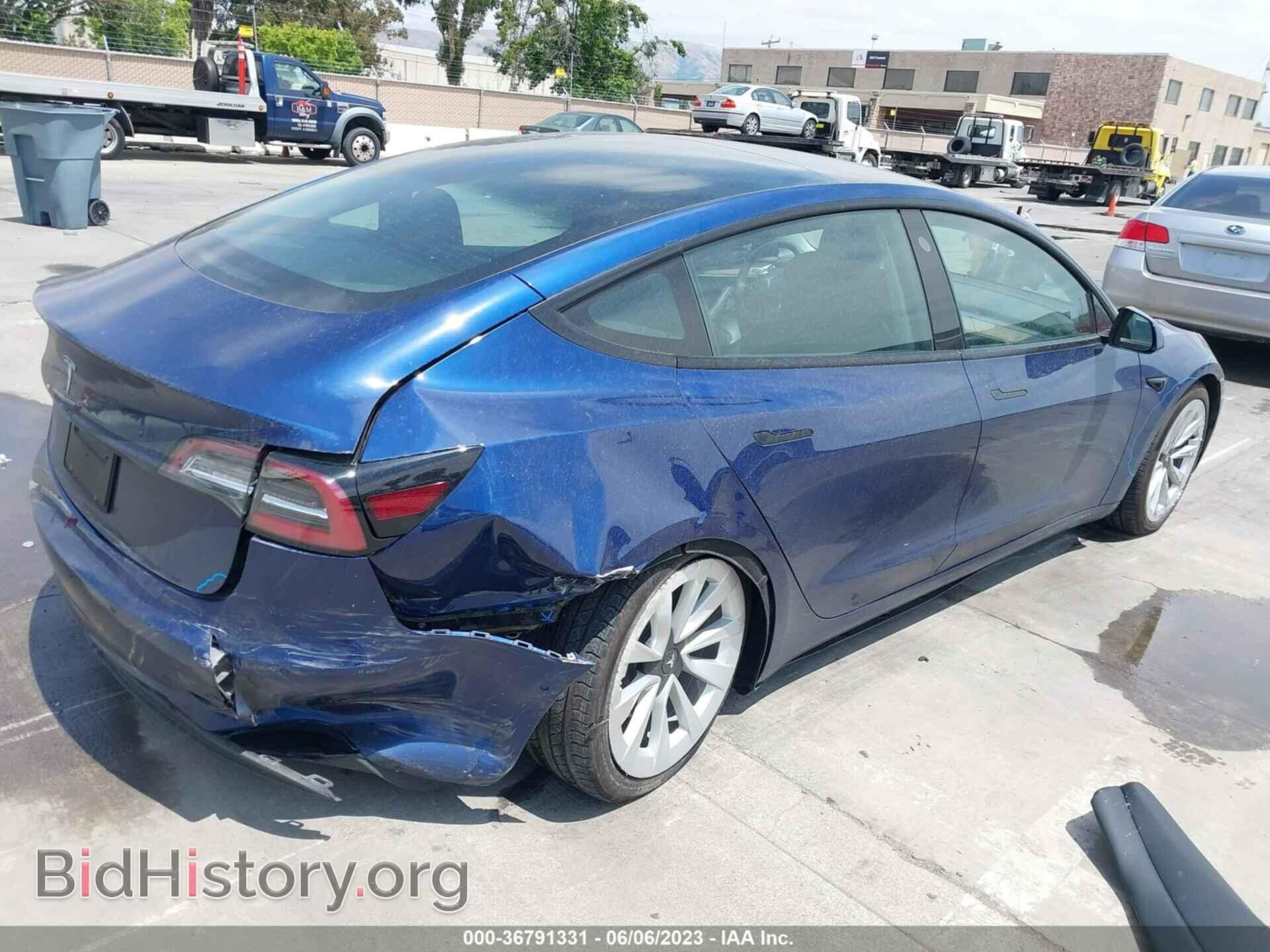 2022 TESLA MODEL 3 - VIN: 5YJ3E1EAXNF198200 - Фото 4
