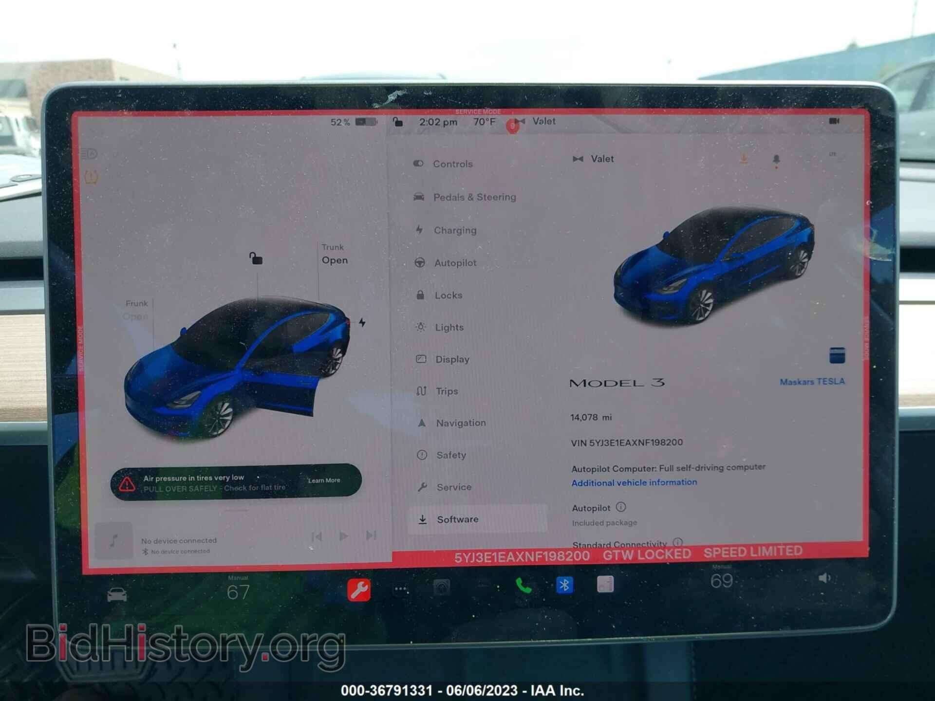 2022 TESLA MODEL 3 - VIN: 5YJ3E1EAXNF198200 - Фото 7
