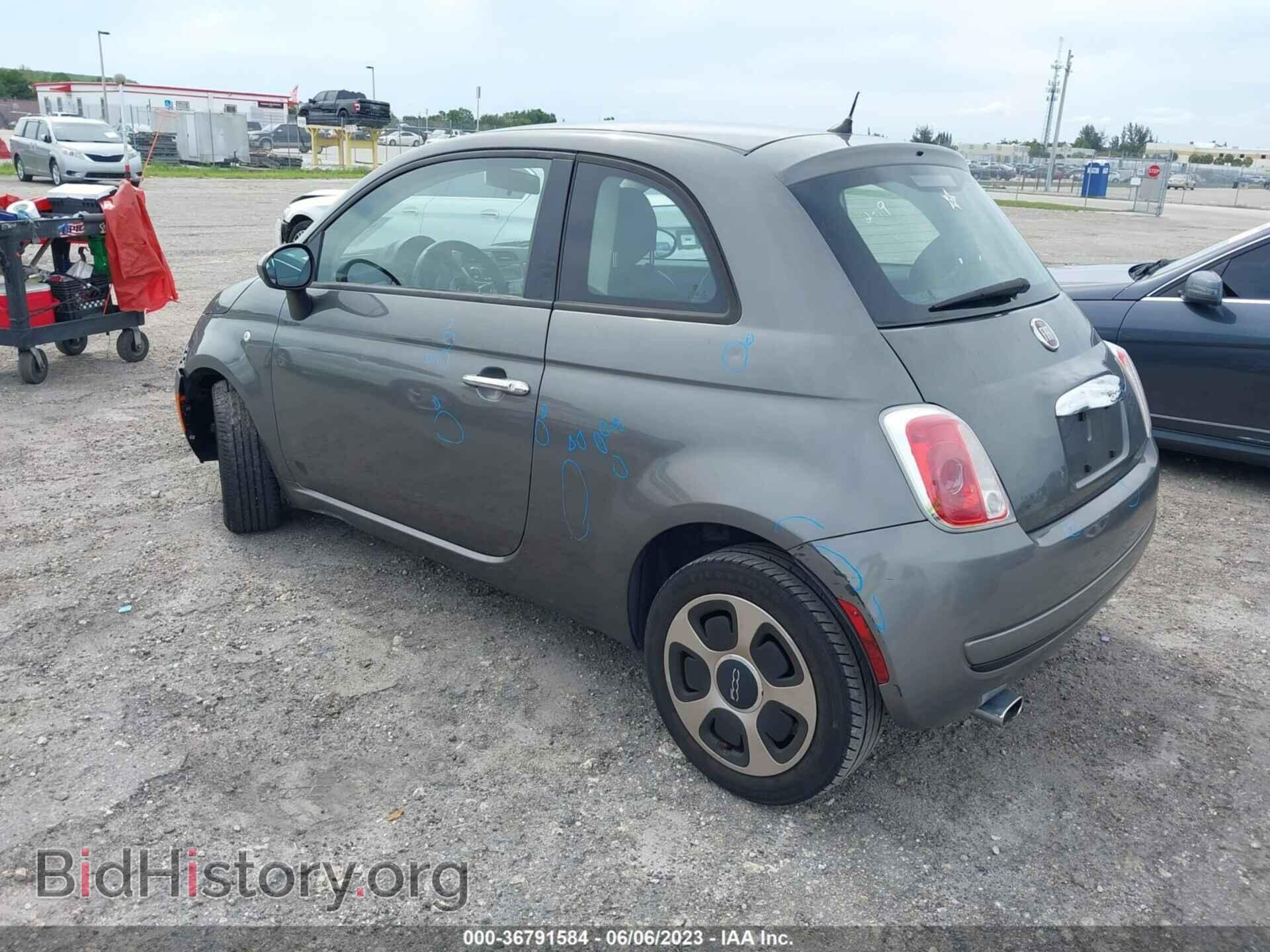 2013 FIAT 500 - VIN: 3C3CFFAR3DT707585 - Фото 3