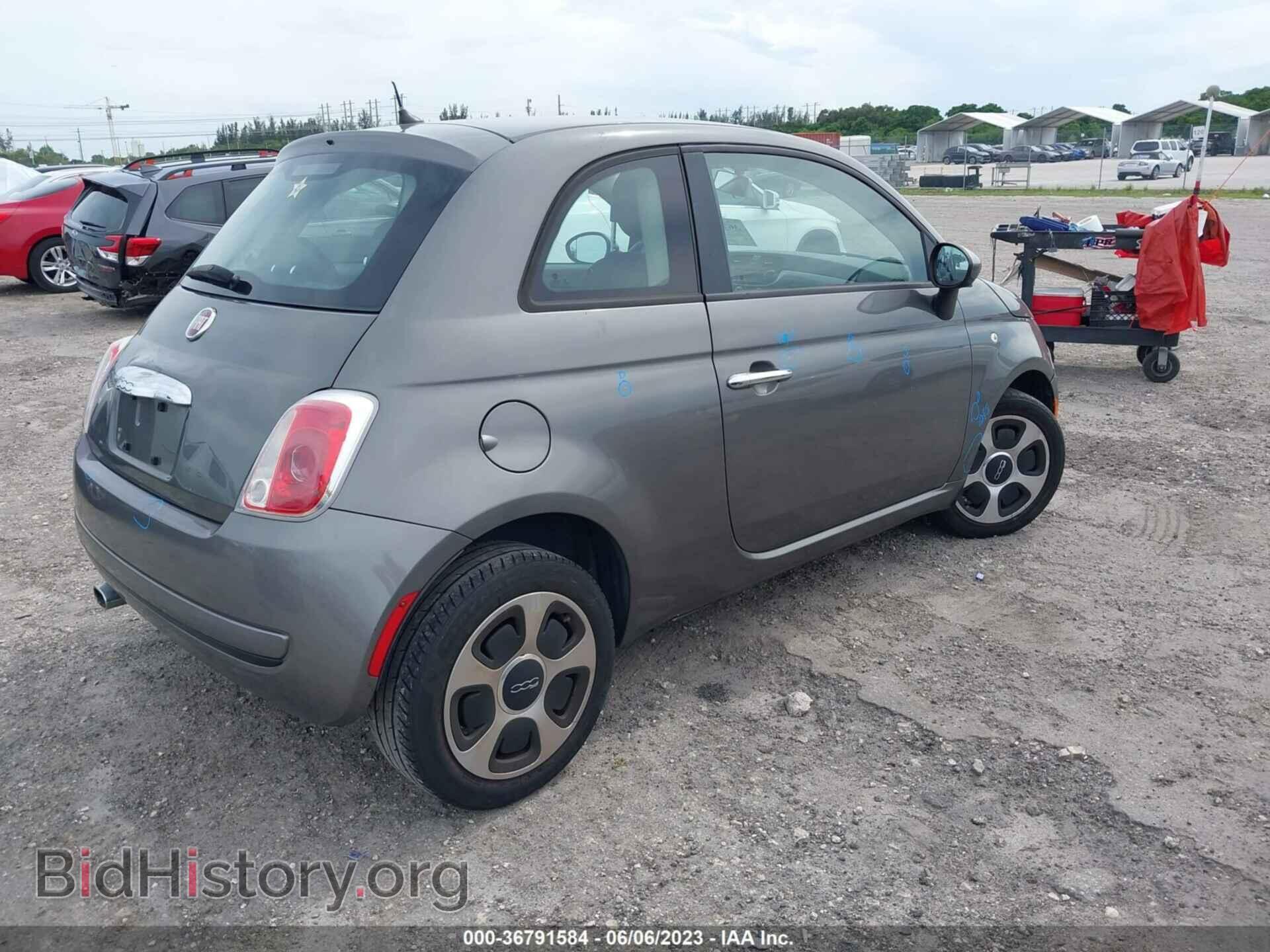 2013 FIAT 500 - VIN: 3C3CFFAR3DT707585 - Фото 4