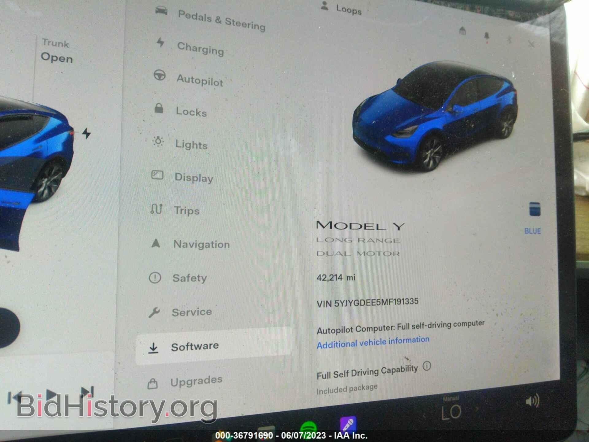 2021 TESLA MODEL Y - VIN: 5YJYGDEE5MF191335 - Фото 7
