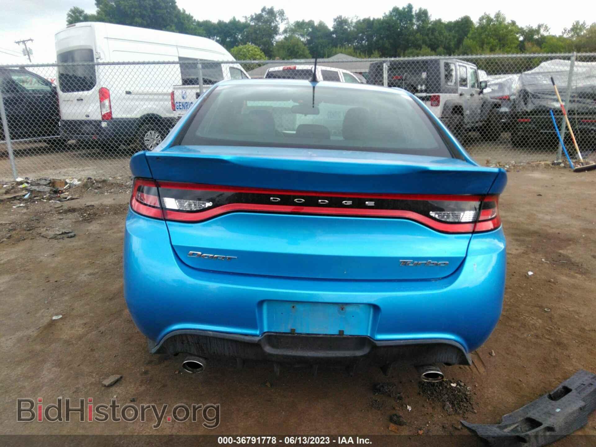 2016 DODGE DART - VIN: 1C3CDFFH1GD819141 - Фото 15