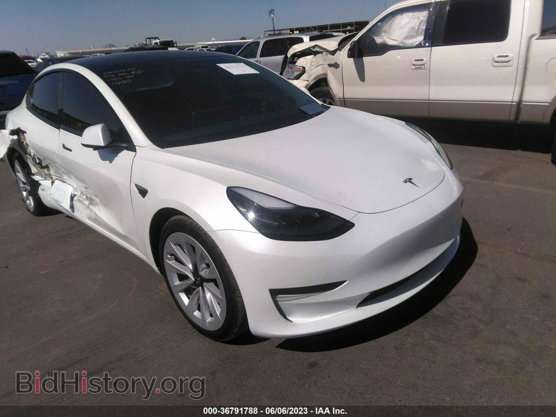 Фотография 5YJ3E1EA3PF470282 - TESLA MODEL 3 2023
