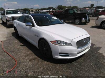 2013 Jaguar XJ XJL Portfolio, white — VIN SAJWA2GB8DLV44794, IAAI