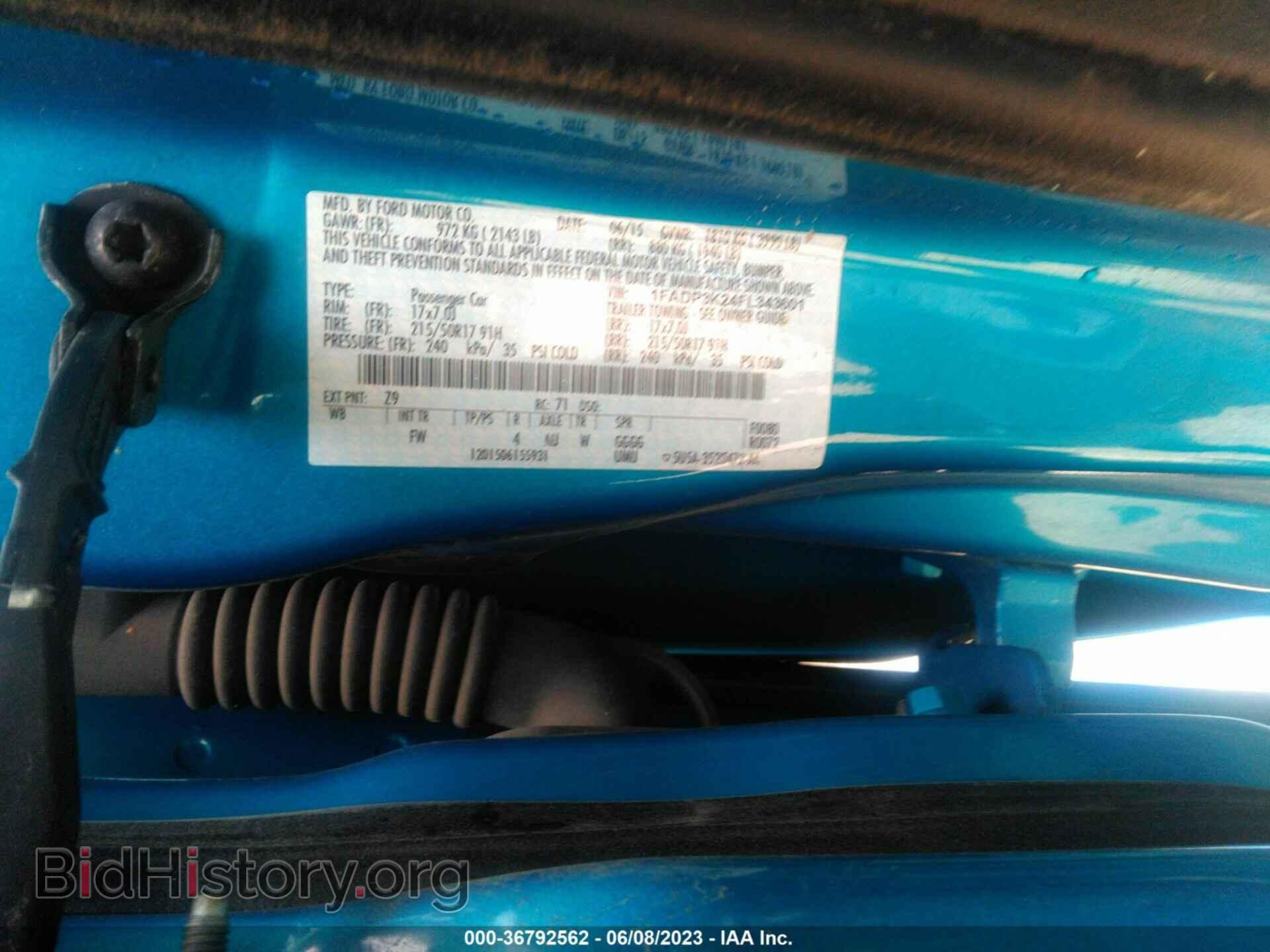 2015 FORD FOCUS - VIN: 1FADP3K24FL343601 - Фото 9