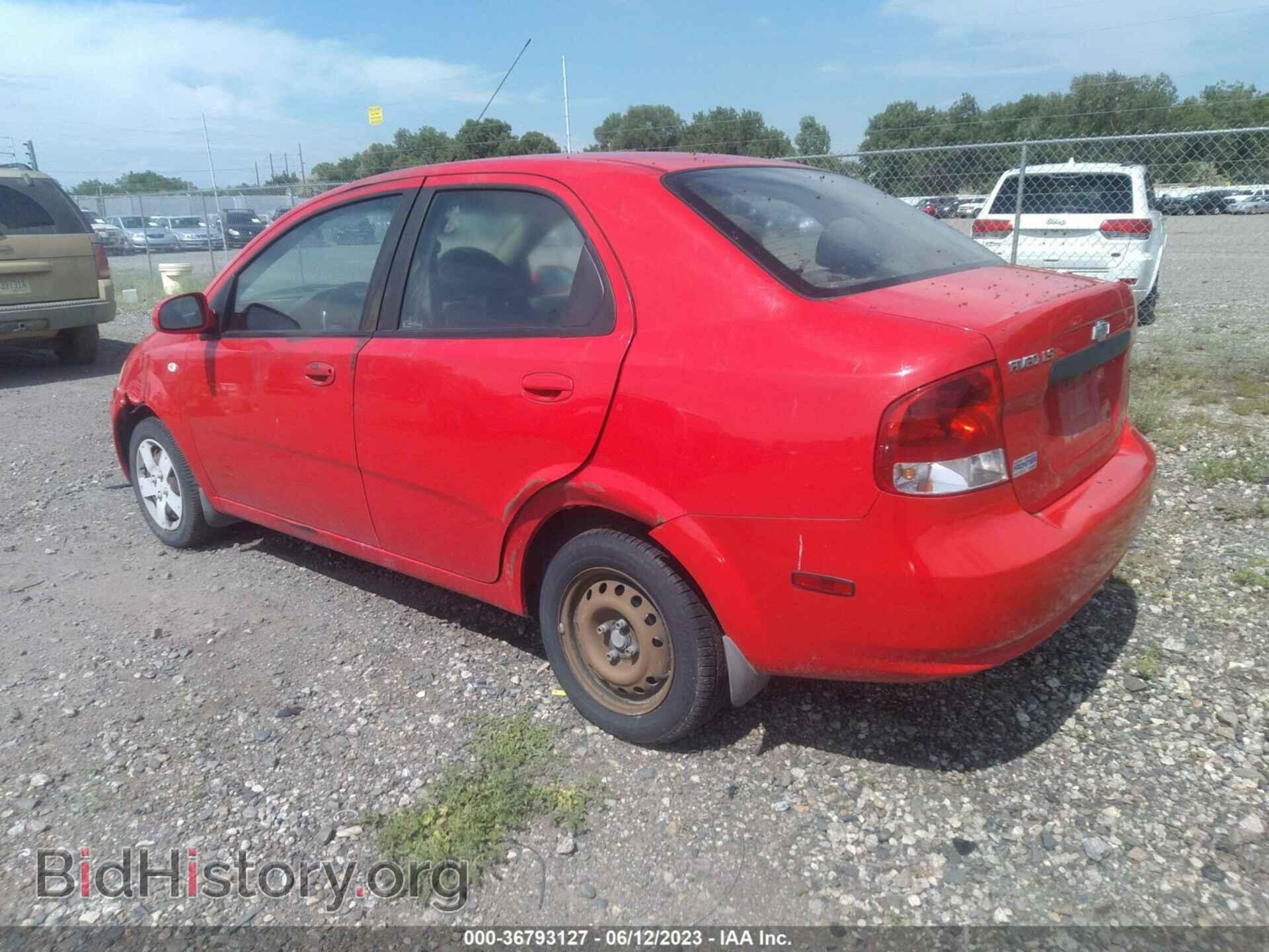 2006 CHEVROLET AVEO - VIN: KL1TD56686B581262 - Фото 3