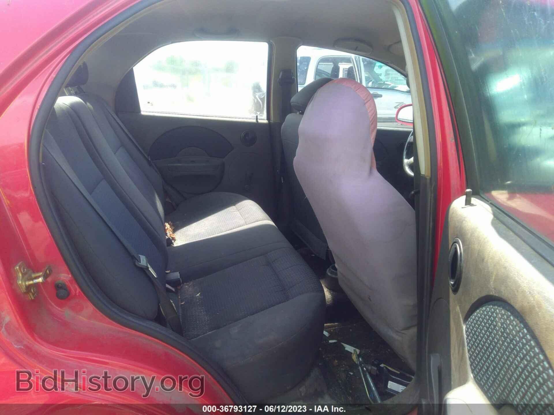 2006 CHEVROLET AVEO - VIN: KL1TD56686B581262 - Фото 8