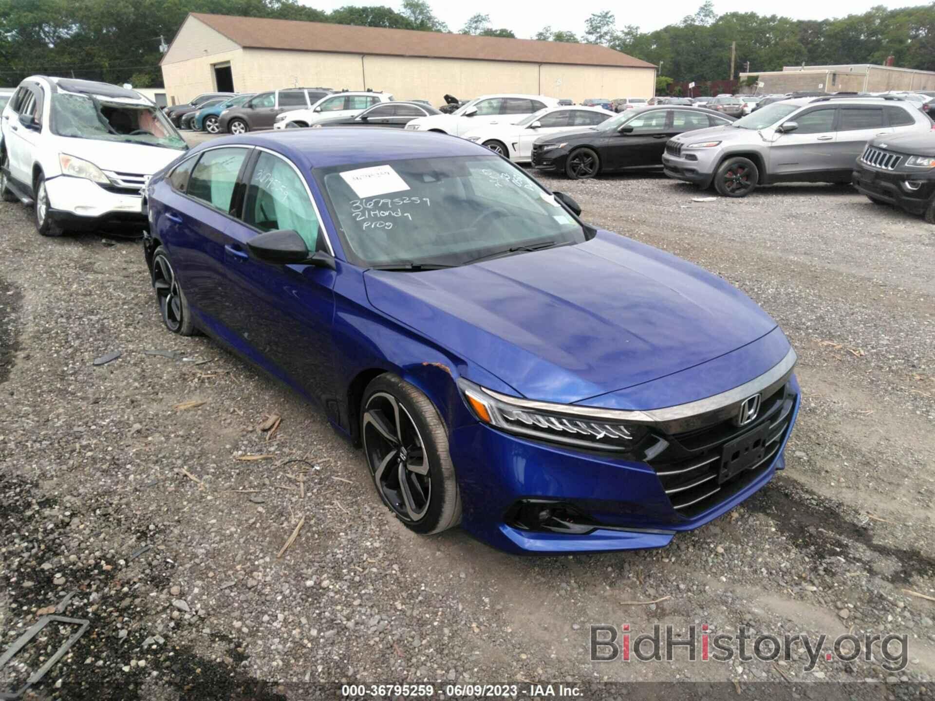 Photo 1HGCV1F47MA113167 - HONDA ACCORD SEDAN 2021