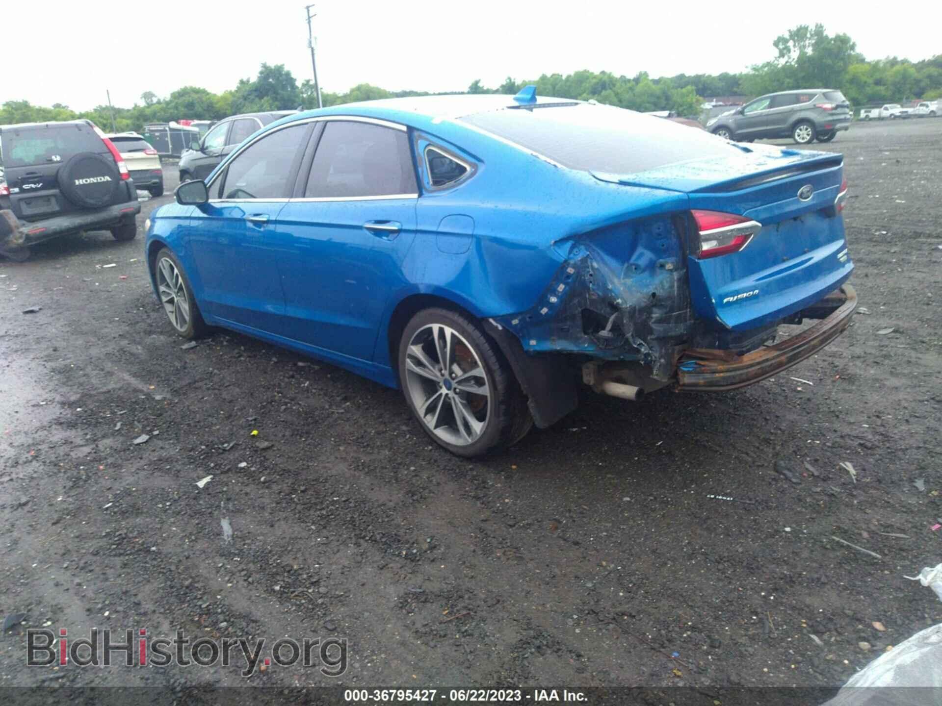 2020 FORD FUSION - VIN: 3FA6P0K9XLR117094 - Фото 3