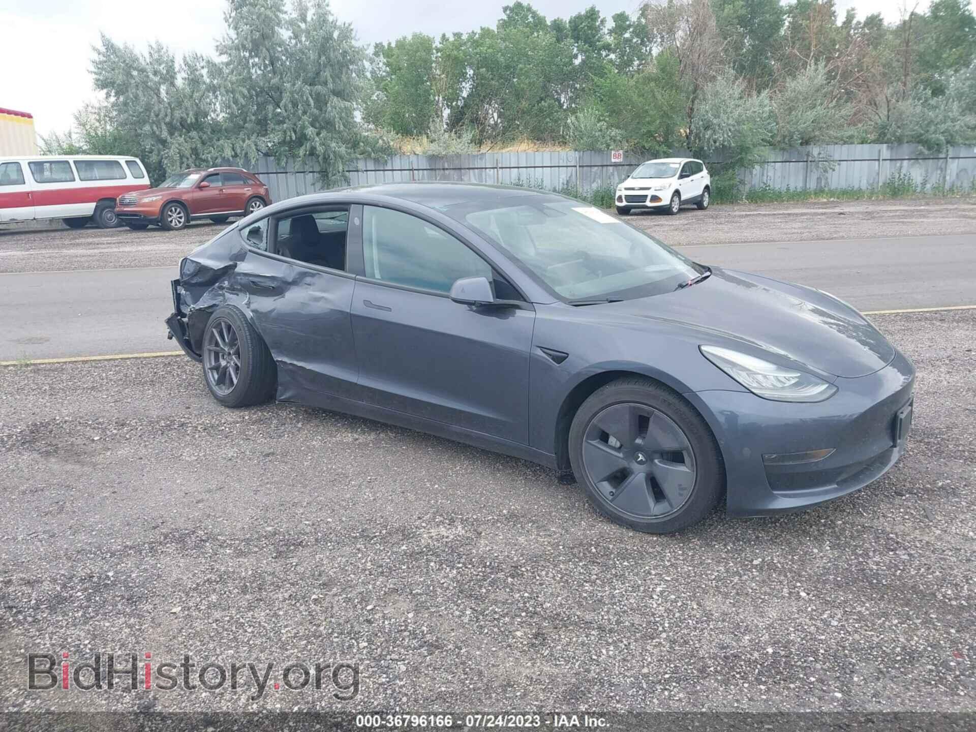 Photo 5YJ3E1EA2MF851004 - TESLA MODEL 3 2021