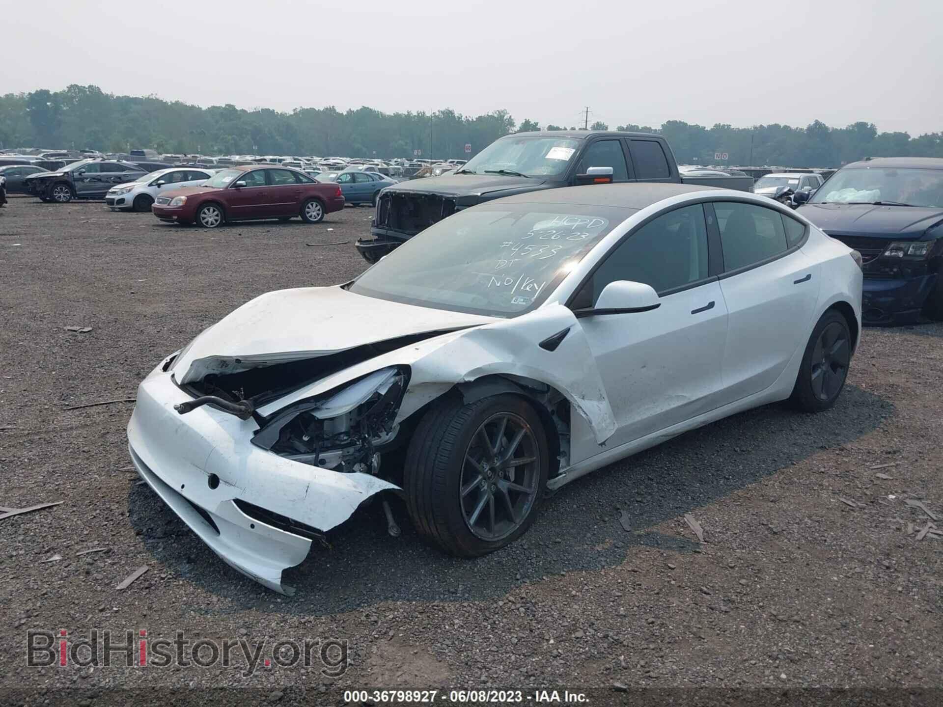 2022 TESLA MODEL 3 - VIN: 5YJ3E1EB0NF274533 - Фото 2