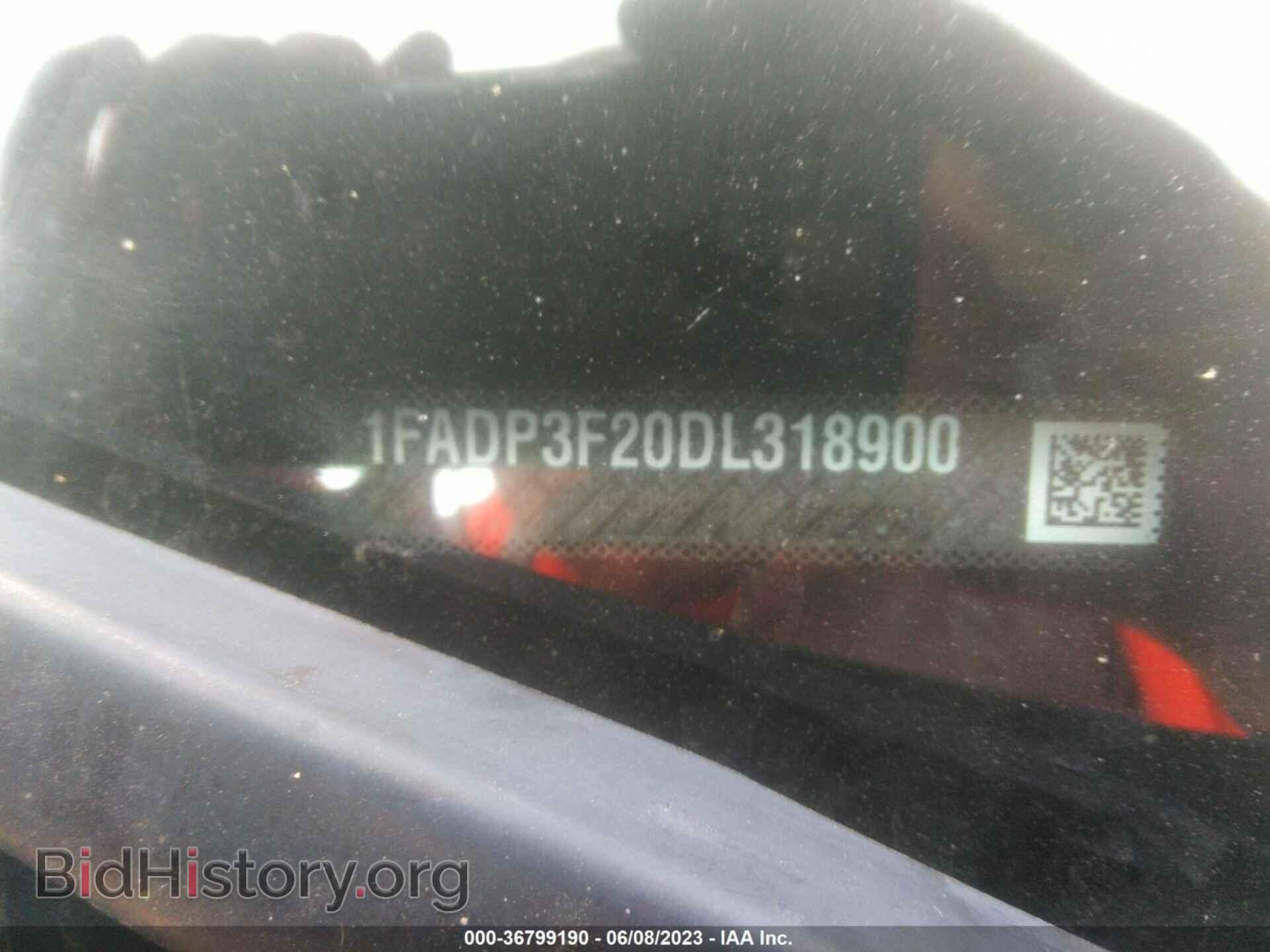 2013 FORD FOCUS - VIN: 1FADP3F20DL318900 - Фото 9